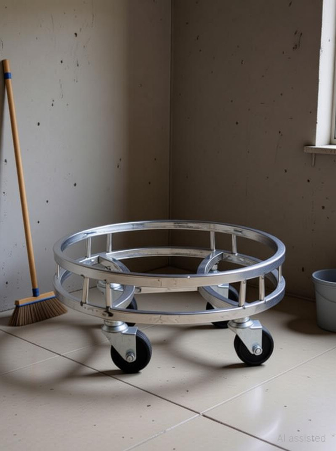 DHSVS Gas Cylinder Trolley with Heavy Duty Metal Wheels ( 12x5 ) Gas Cylinder Trolley
