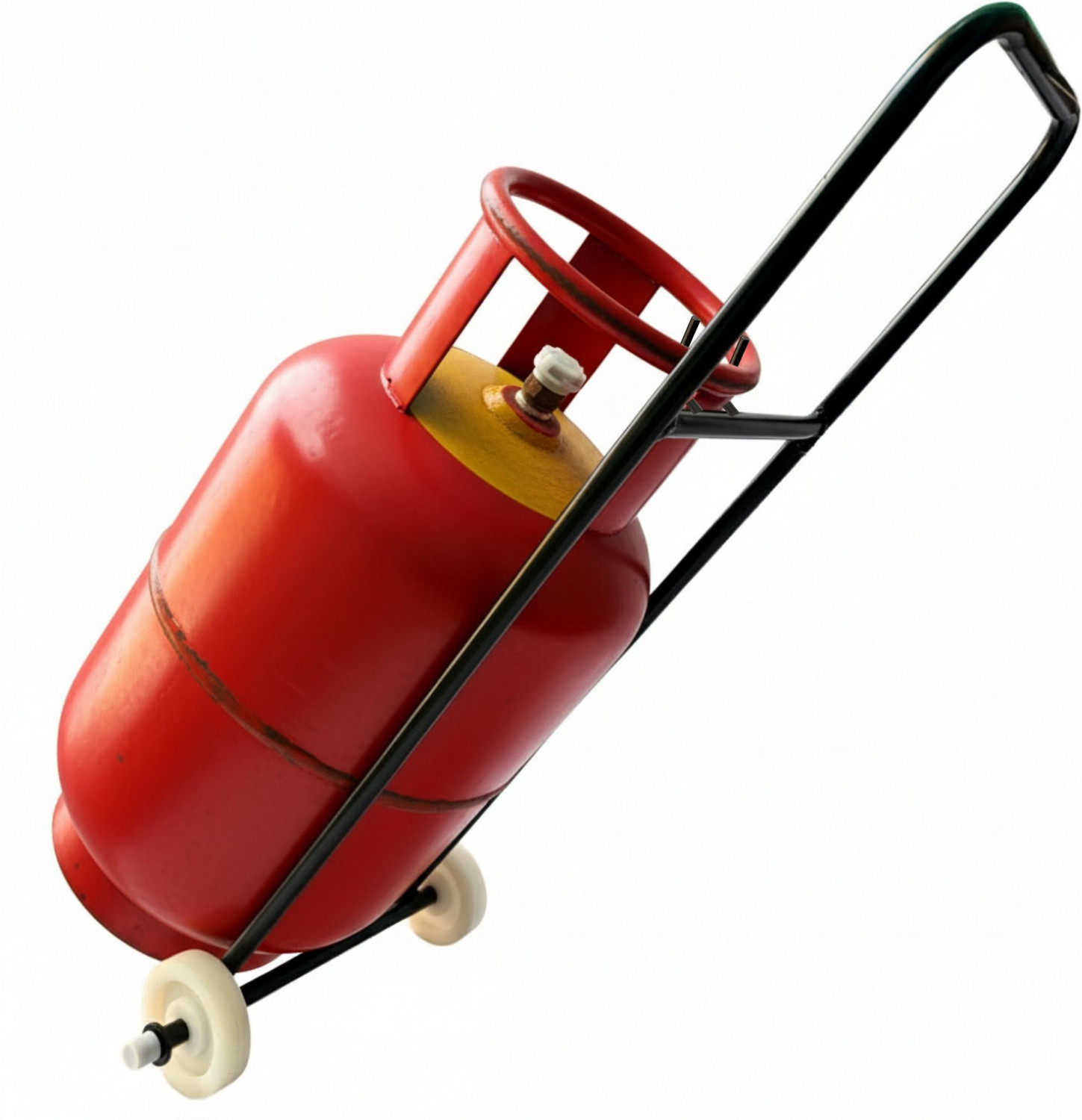 Image of PLATIPUS Heavy Duty Gas Cylinder Trolley with Wheels | Easy Movement | Sturdy & Durable, Gas Cylinder Trolley