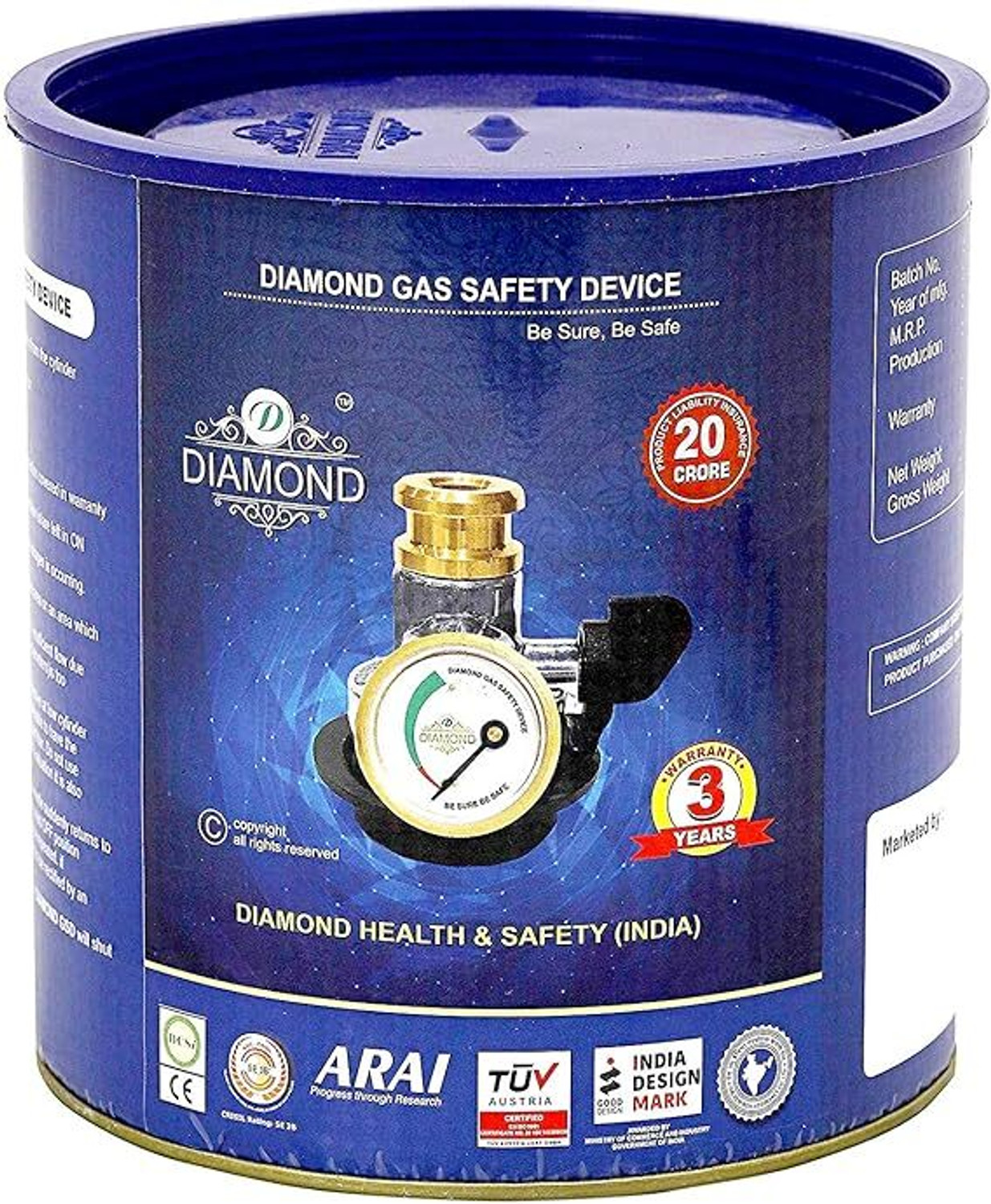 Image of All India Enterprises Diamond Safety Device, Leakage Detector and 20 % Saver, Auto Cut-off Gas Detector