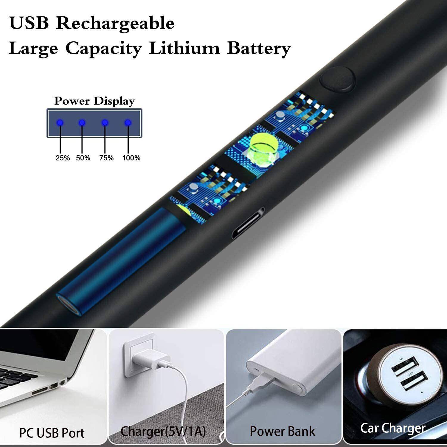 ND BROTHERS Rechargeable Gas Lighter For Kitchen Stove,Candle, 36