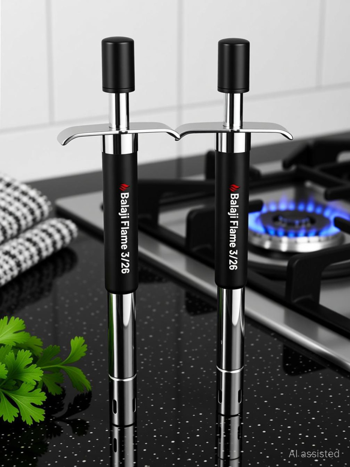 Image of Balaji flame Premium Kitchen Gas Stove Steel Gas Lighter
