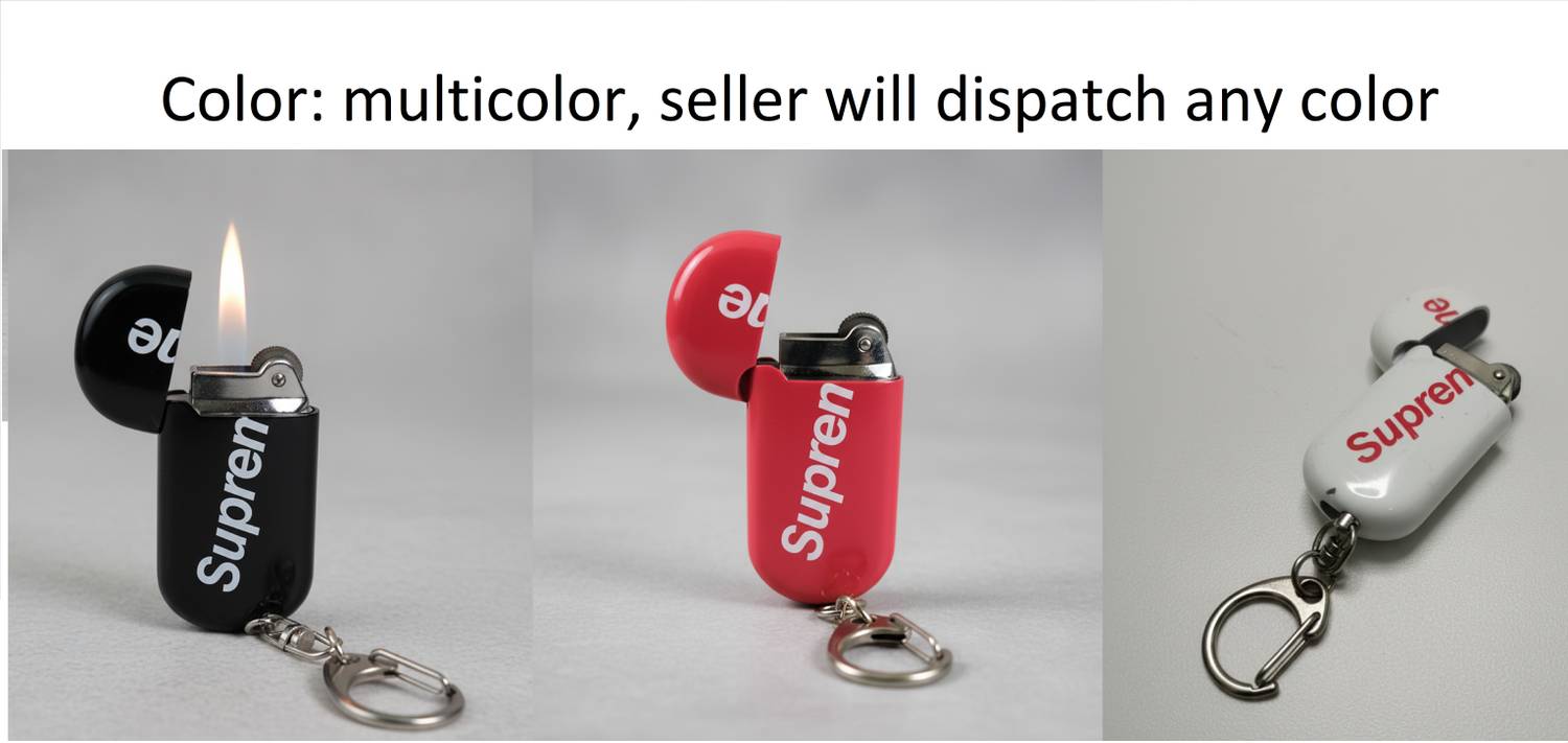 ahanaenterprises Supreme lighter pocket lighter with keychain