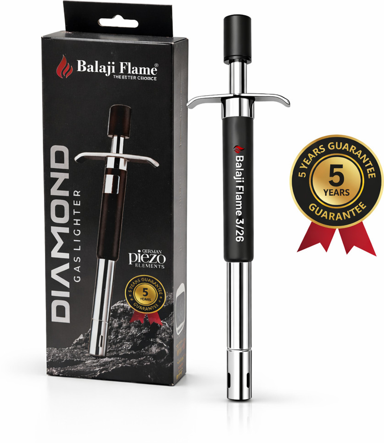 Image of Balaji flame Premium Kitchen Gas Stove Steel Gas Lighter