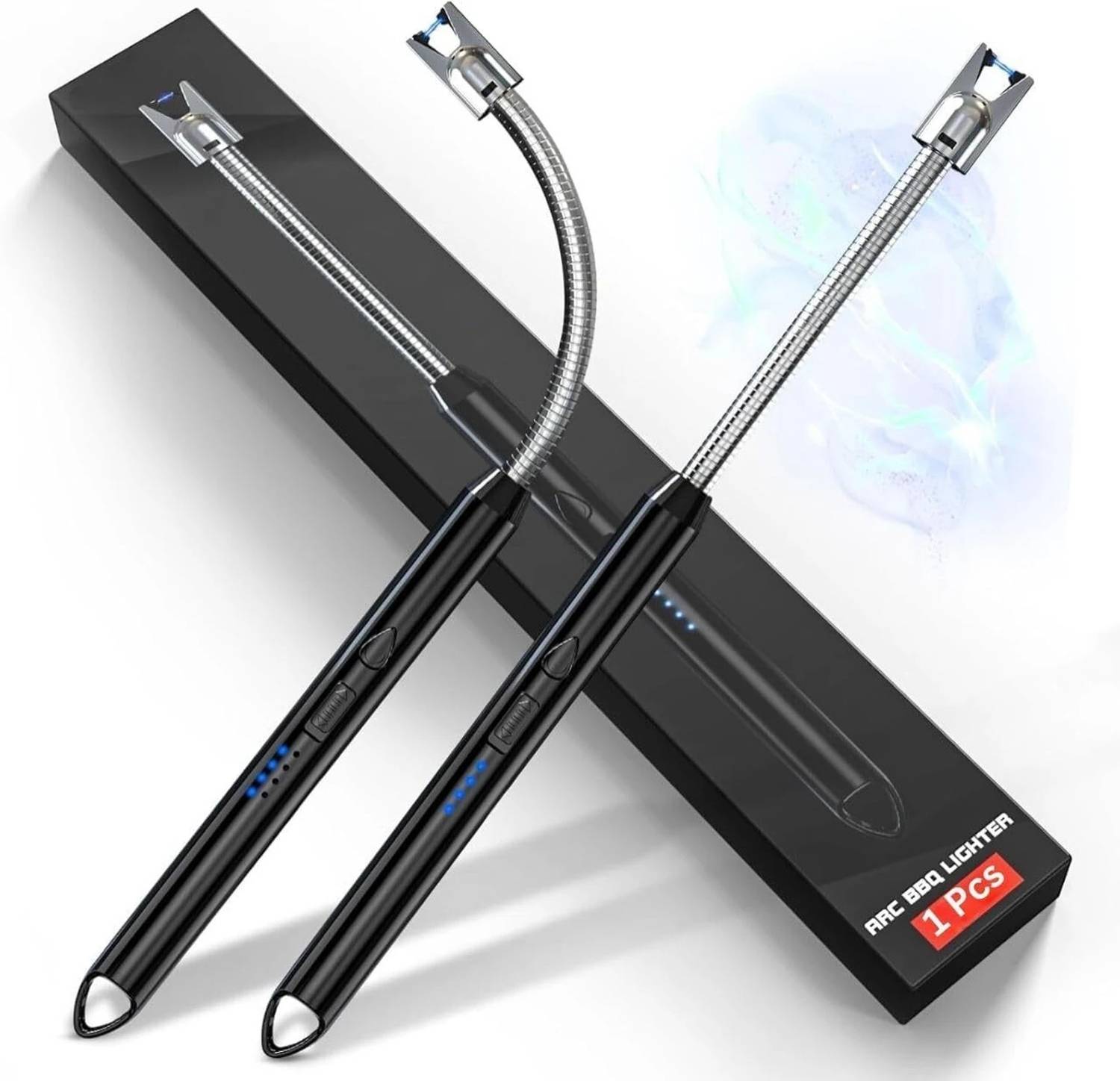 1542Store Rechargeable Electric Gas Lighter for Kitchen, Lighter for Gas Stove, Candles Steel Electronic Gas Lighter