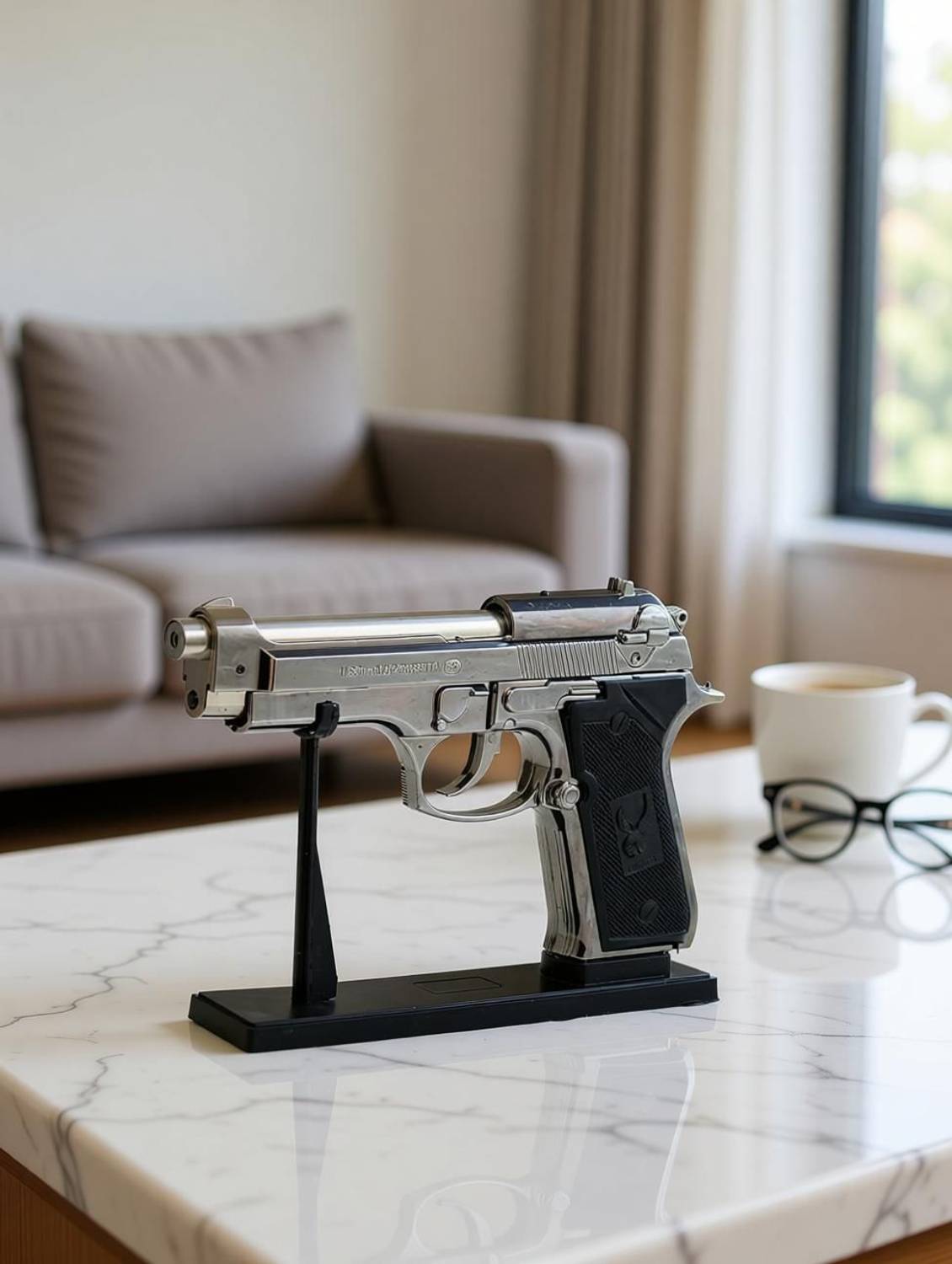 BOCACHICA 9Mm Gun Shape Plastic Lighter - Image 2