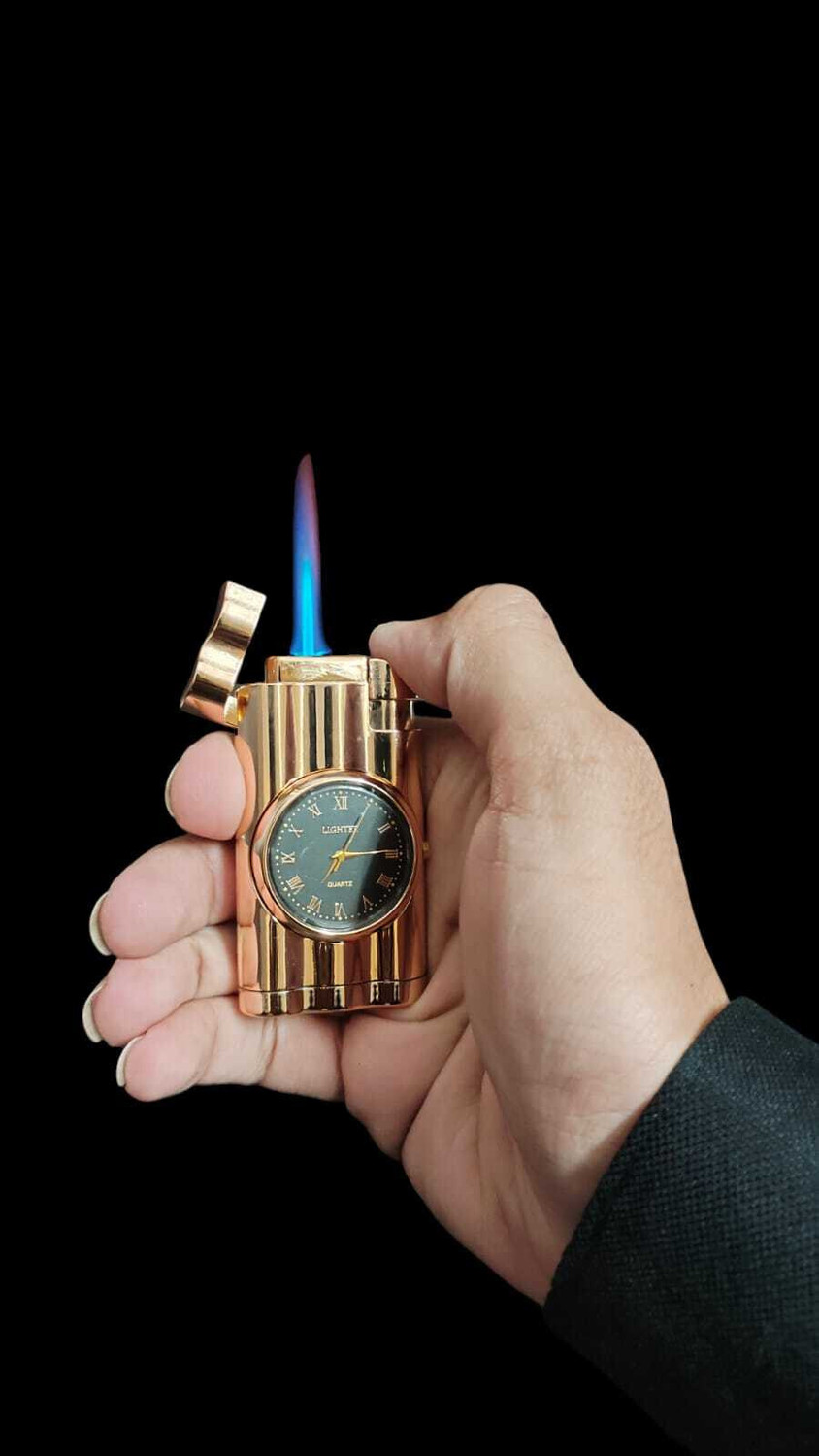 Image of JGG Jain Gift Gallery Pockett Lighter-1020 Steel Gas Lighter (Multicolor, Pack of 1)