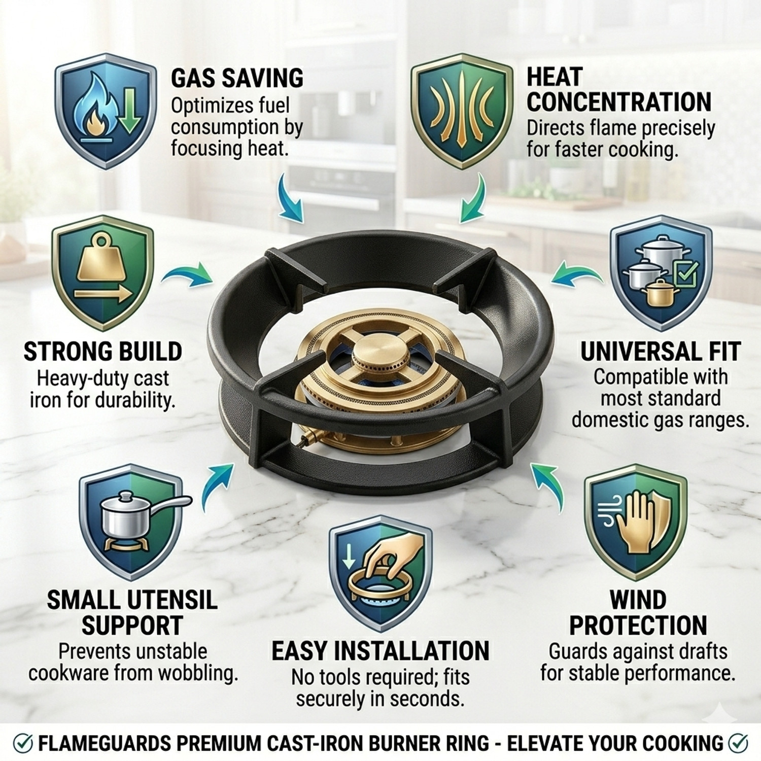 Image of Threads & Trends Burner Protector, Burner, Burner Stand