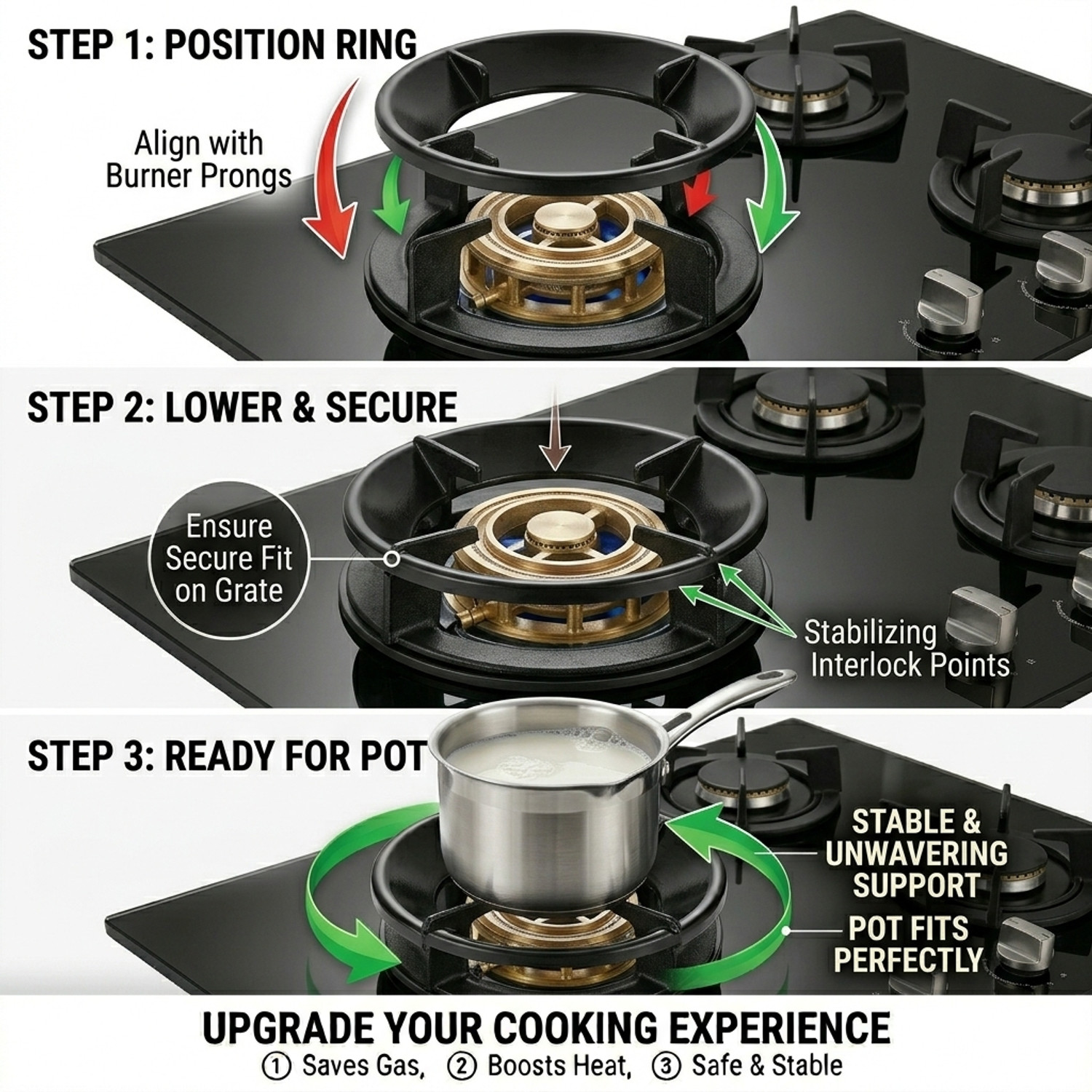 Image of Threads & Trends Burner Protector, Burner, Burner Stand