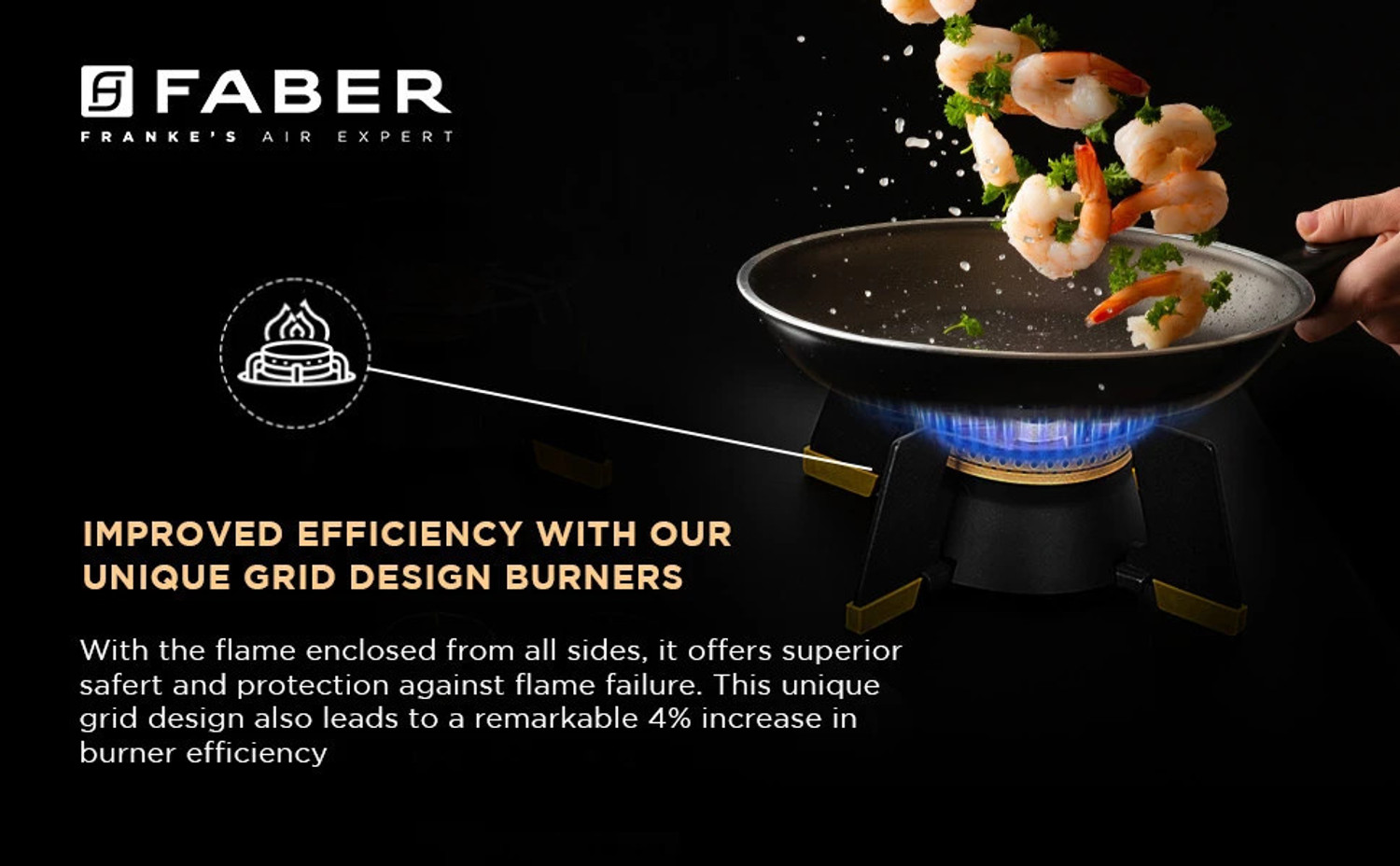 Image of FABER Magiclift HT904|Liftable Burners|FFD|Matte Glass Finish|Easy Cleaning| Glass Automatic Hob