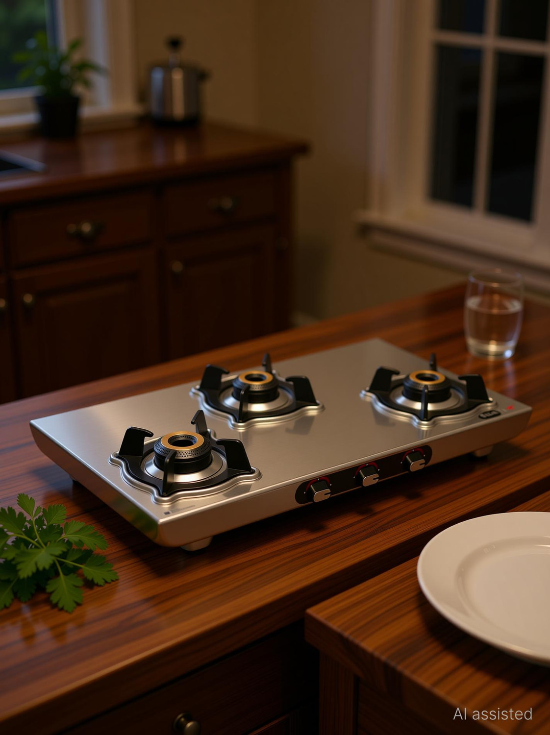 Image of SUJATA 9 Years Warranty | Single Frame SS matte Finish, Easy LPG & PNG Compatible Stainless Steel Manual Gas Stove