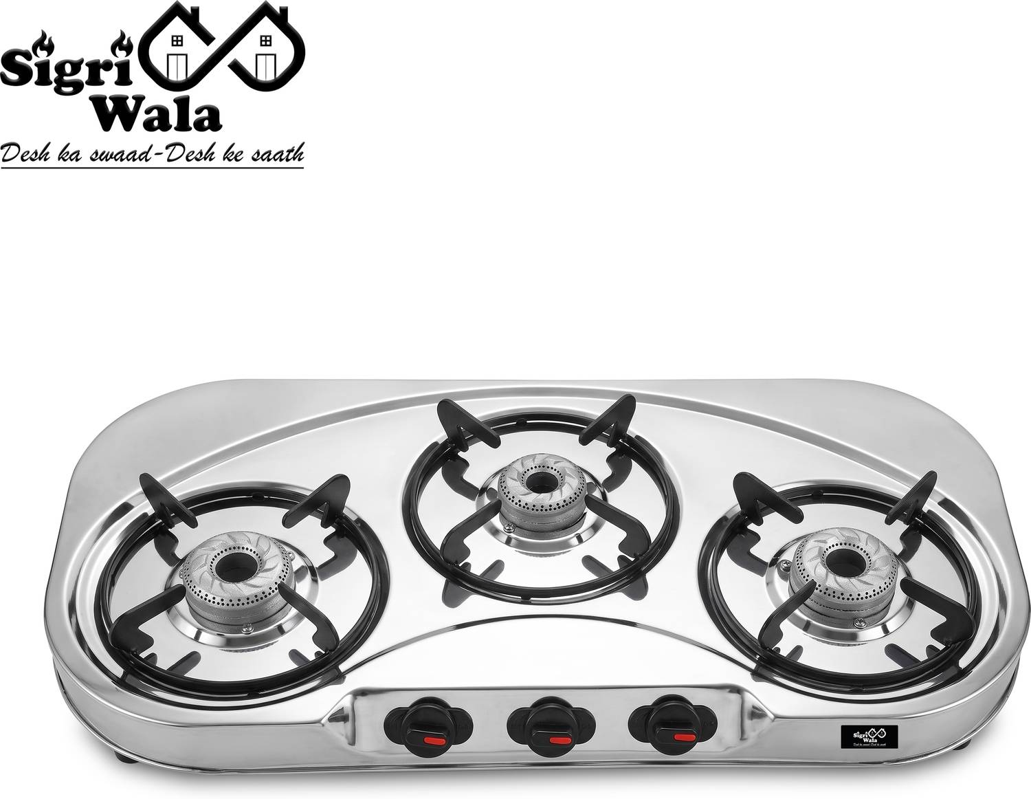 Sigri-wala Primecook Manual Classic DD Stainless Steel Manual Gas Stove