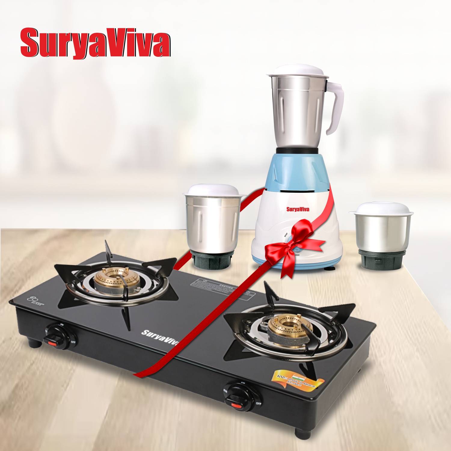 SURYAVIVA Photon 2B 3 Jar Mixer Grinder - Image 5