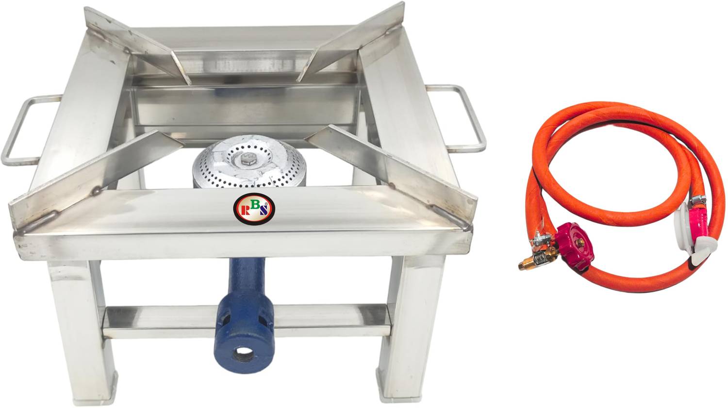 RBS Burner Square Commercial Gas Stove Canteen Bhatti (MEDIUM