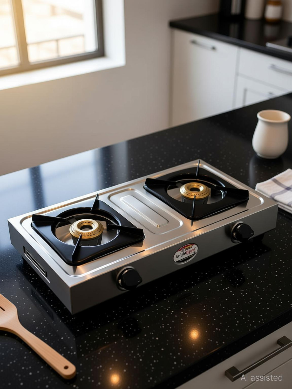 Image of brightfalme Eco 2B Stainless Steel Manual Gas Stove