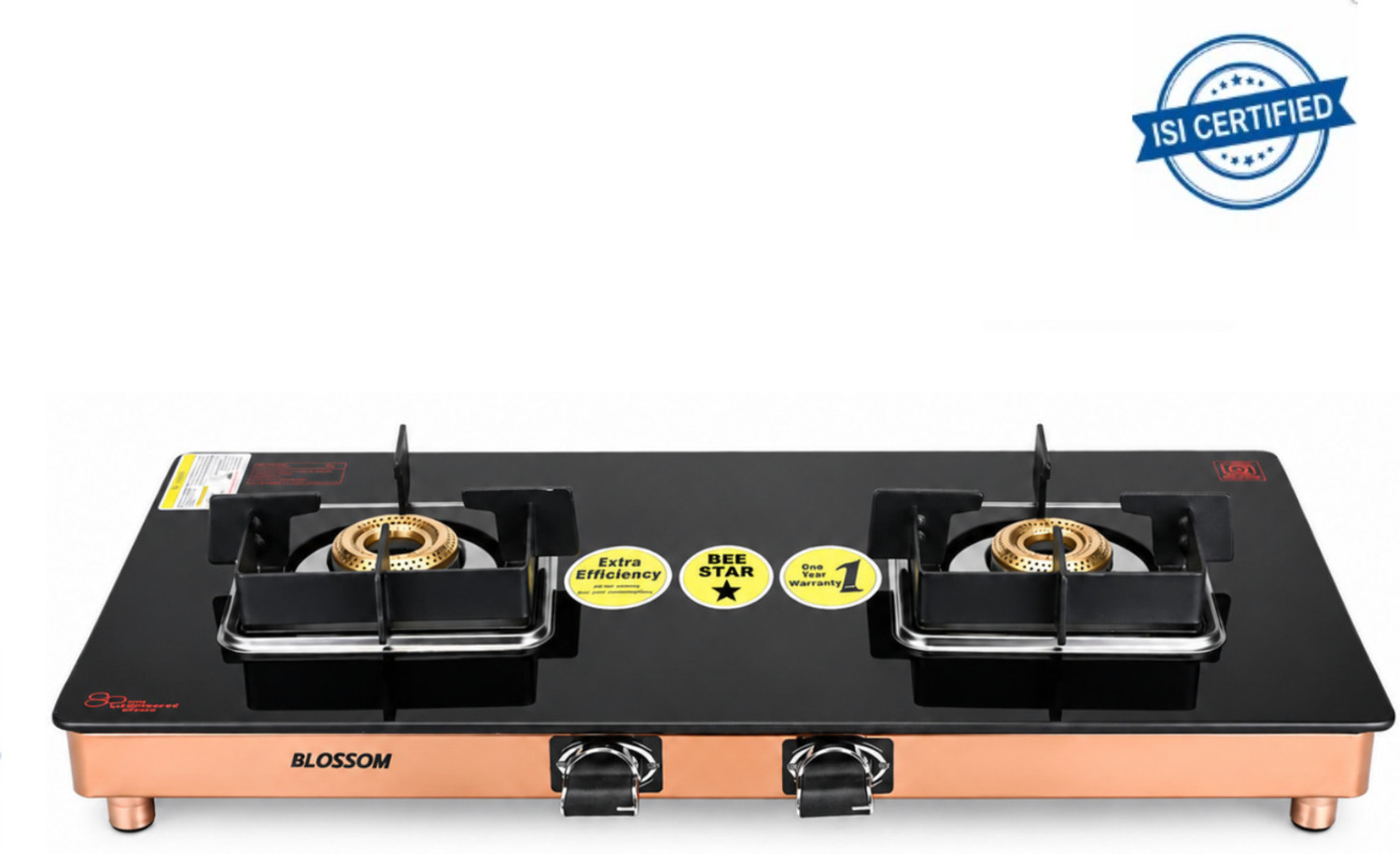 Image of BLOSSOM Stainless Steel Manual Gas Stove (2 Burners)