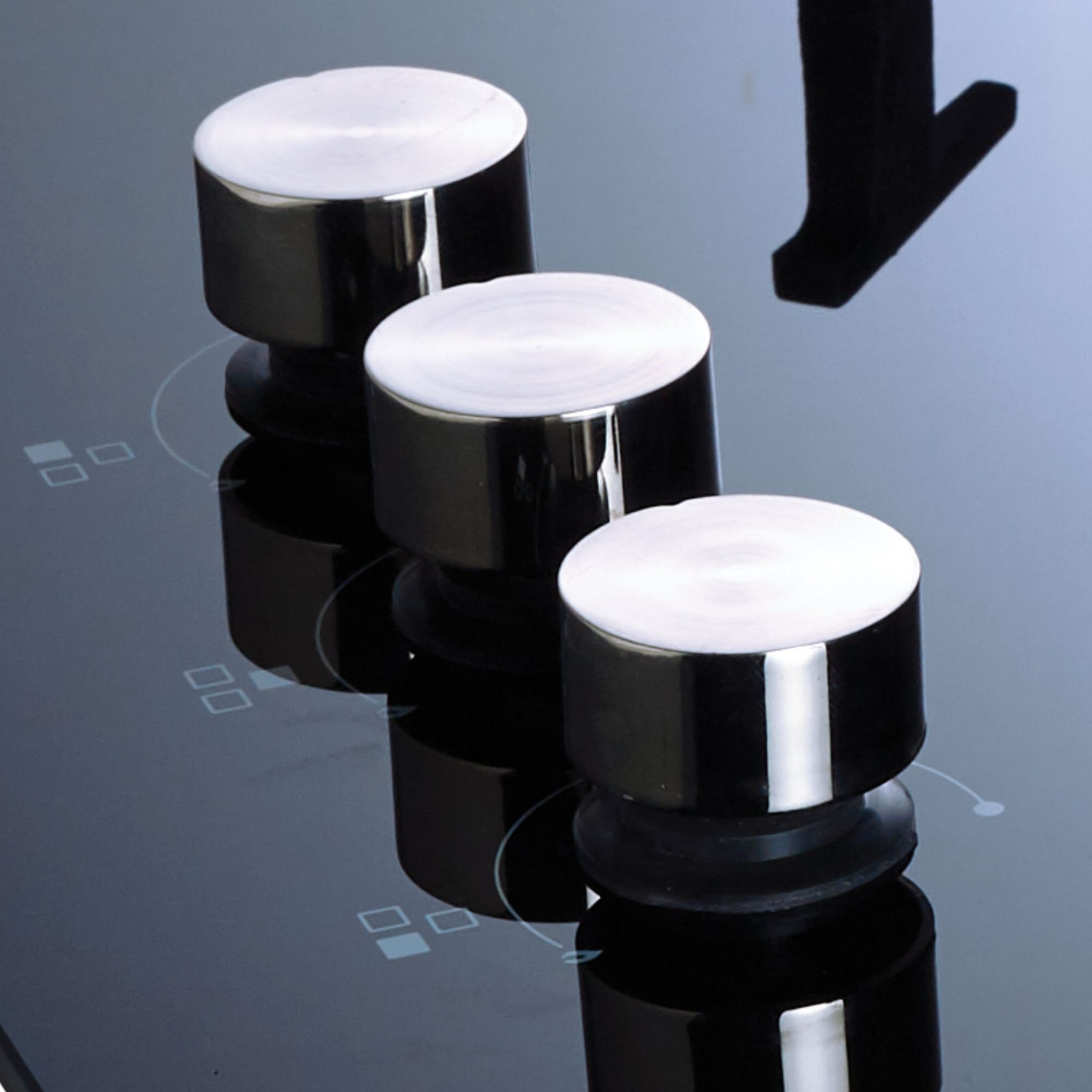 Image of Elica RG FLEXI HCT 360 DX LOTUS BK Glass Automatic Hob