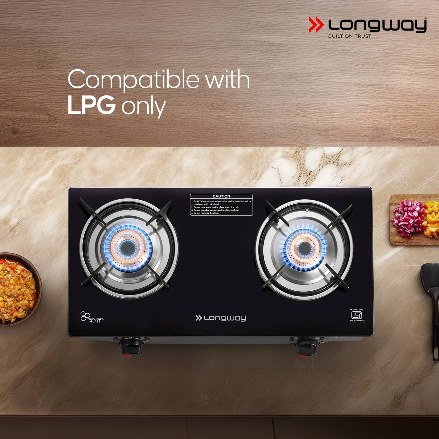 Longway Furn-Manual-2B Stainless Steel Gas Stove - Image 3