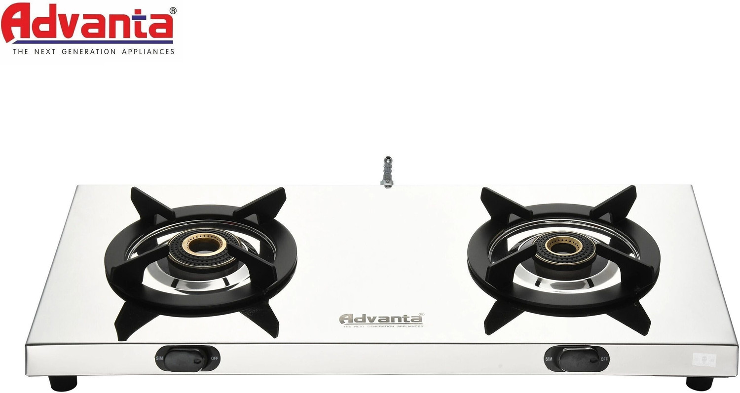 Image of Advanta ULTRA SLIM 2 BURNER 5G. Stainless Steel Manual Gas Stove