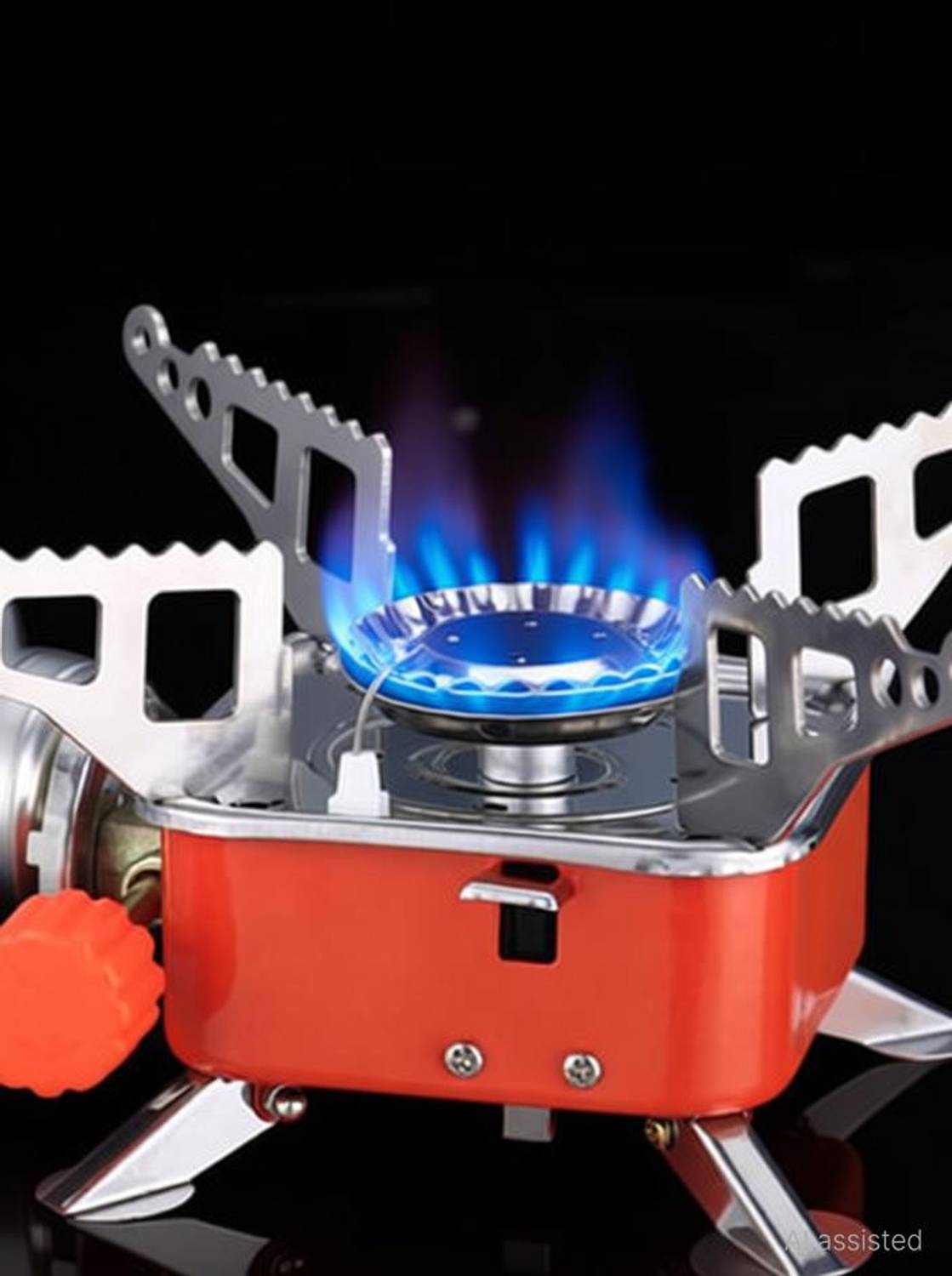AnjaniputrA Stainless Steel Manual Butane Gas Stove