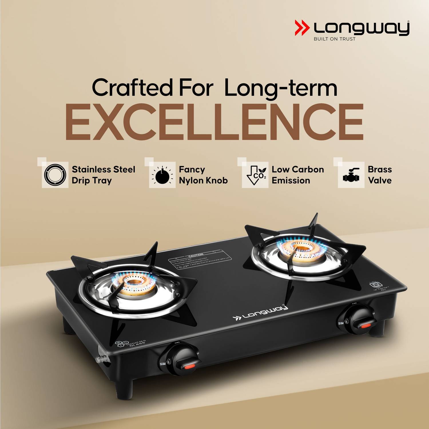 Longway Furn-Manual-2B Stainless Steel Gas Stove - Image 4