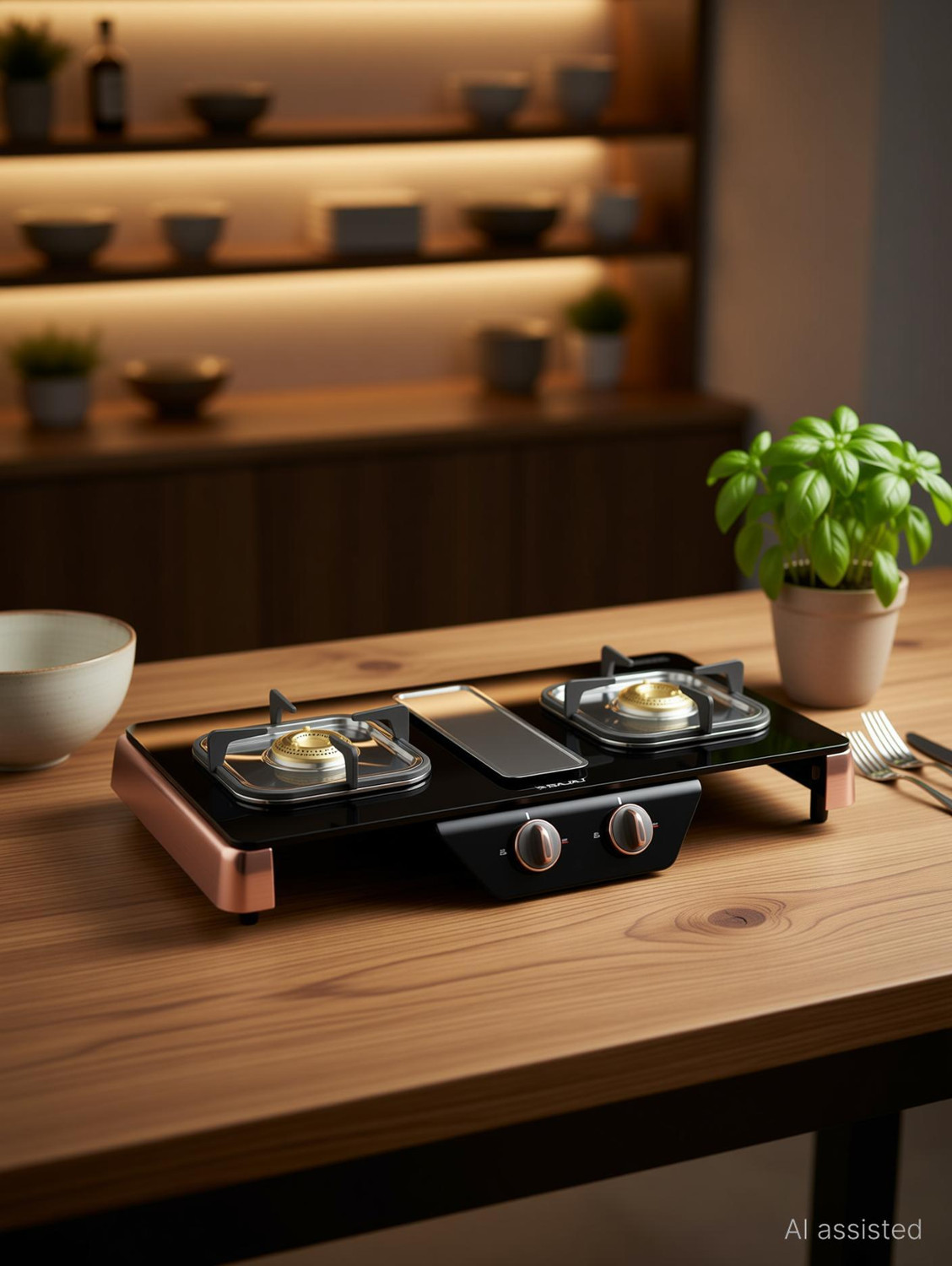 Image of BAJAJ Glass Manual Gas Stove