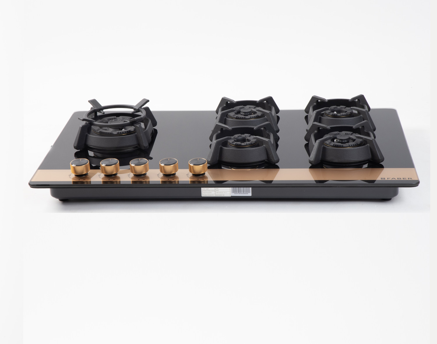 Image of FABER HOB UTOPIA PRO HT 905 BR CI Glass Automatic Hob