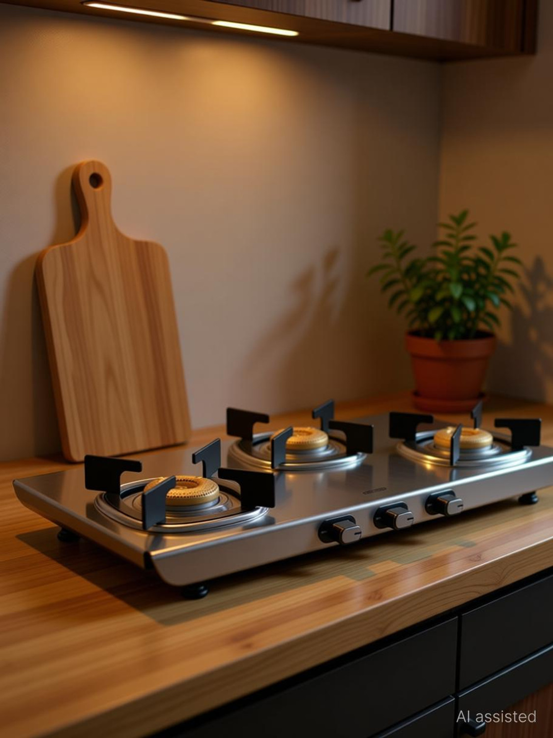 Image of USHA Stainless Steel Manual Gas Stove