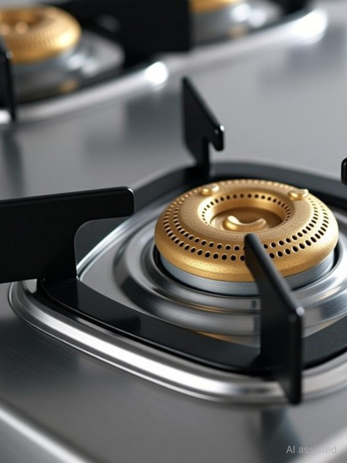 Image of USHA Stainless Steel Manual Gas Stove