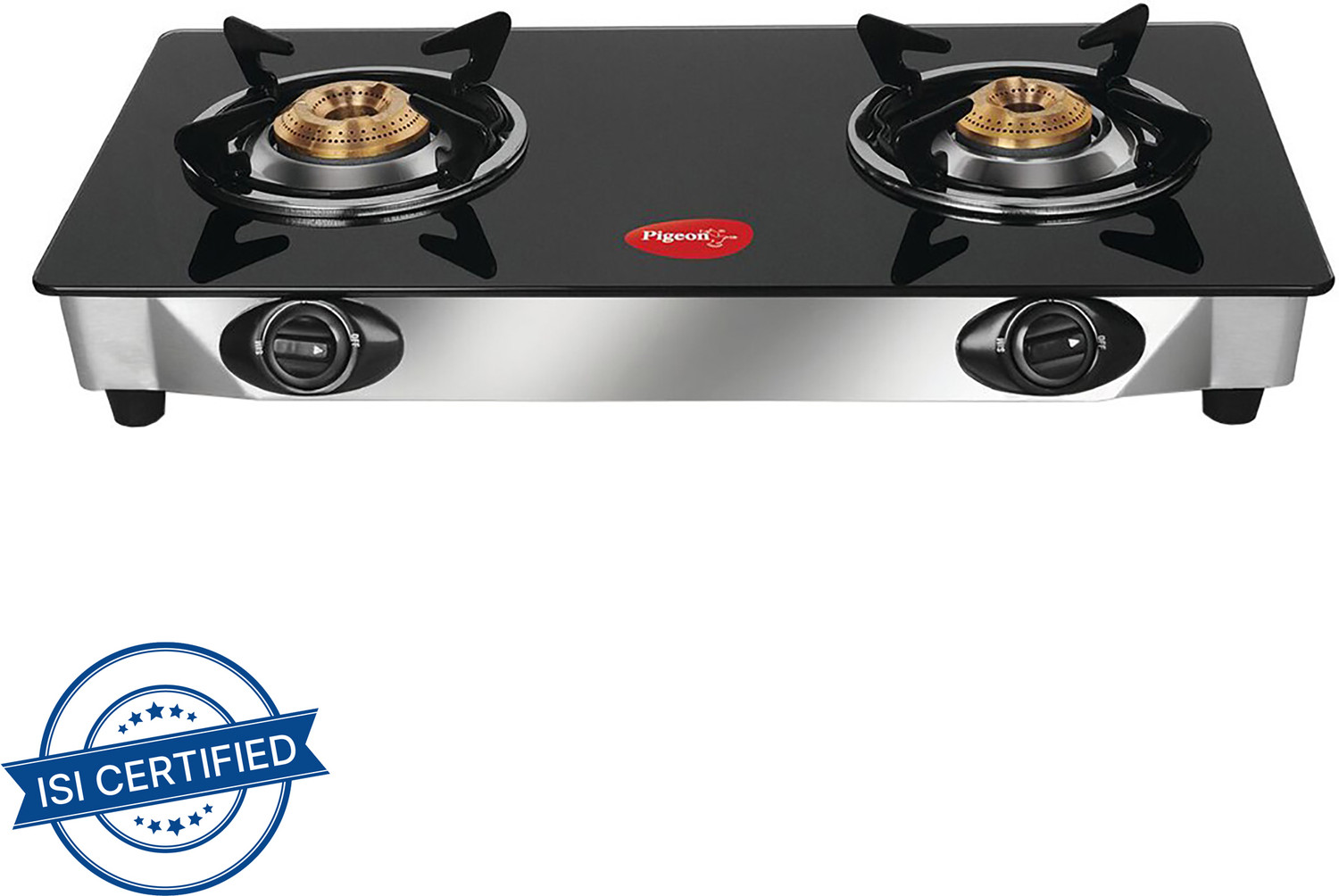 Image of Pigeon Ultra Glass, Stainless Steel Manual Gas Stove