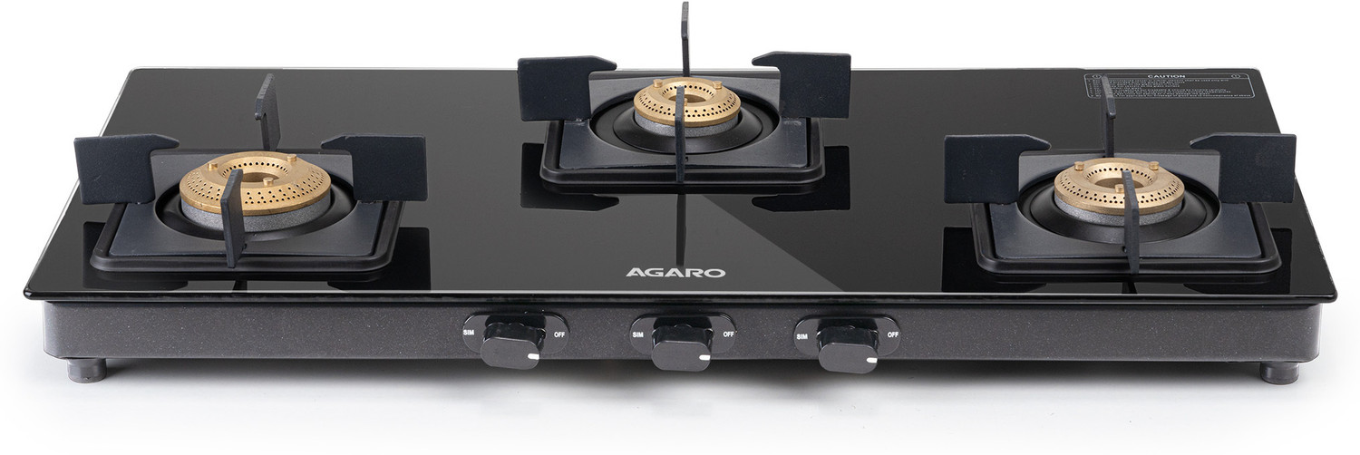 Image of AGARO Glass Manual Gas Stove