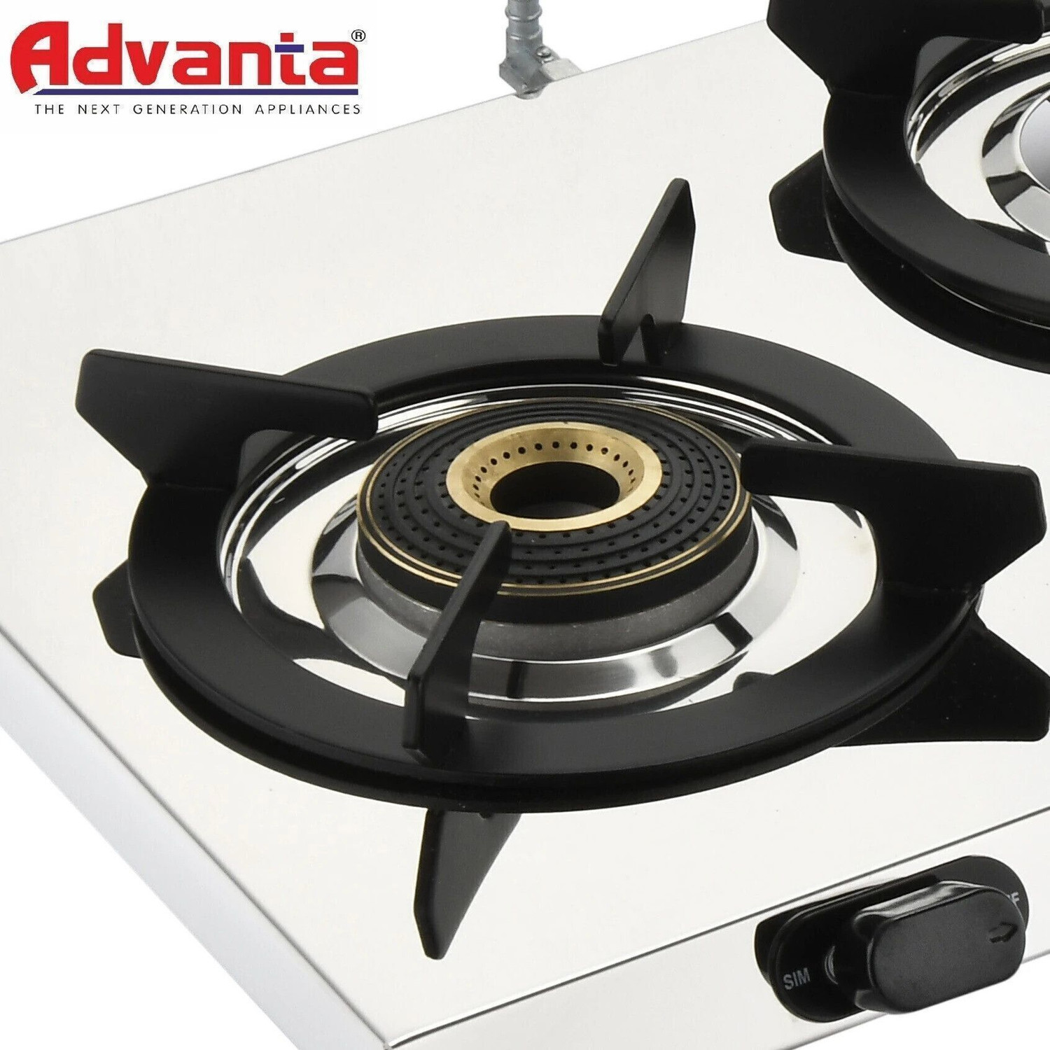 Image of Advanta ULTRA SLIM 2 BURNER 5G. Stainless Steel Manual Gas Stove