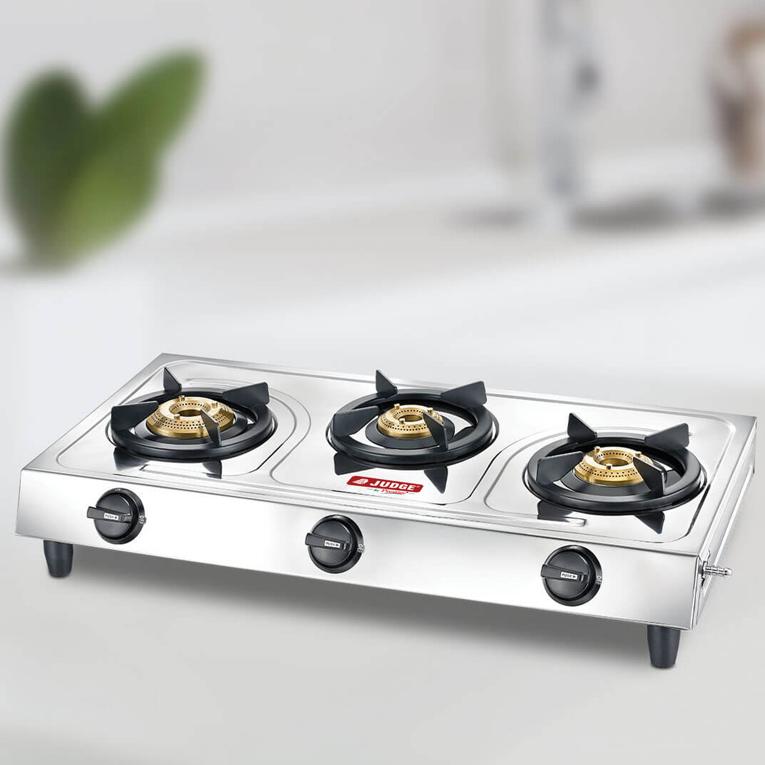 Image of Judge Aura Delight L.P.G Stainless Steel Manual Gas Stove