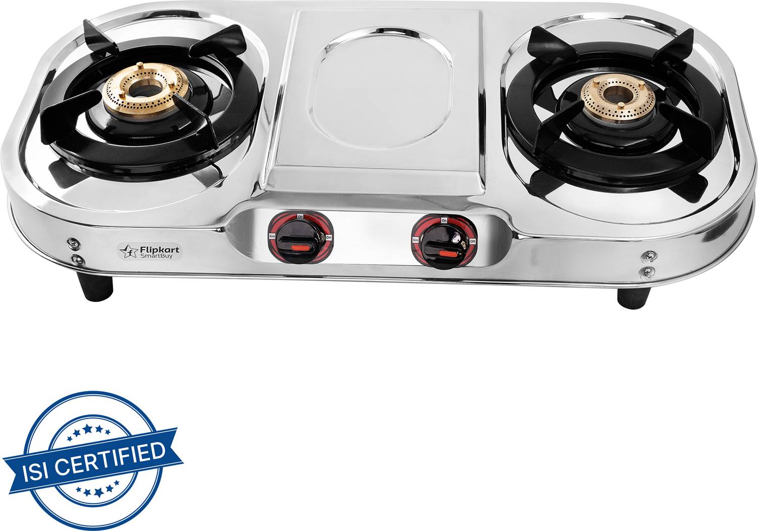 Flipkart SmartBuy Royal 2 Burner Stainless Steel Manual Gas Stove
