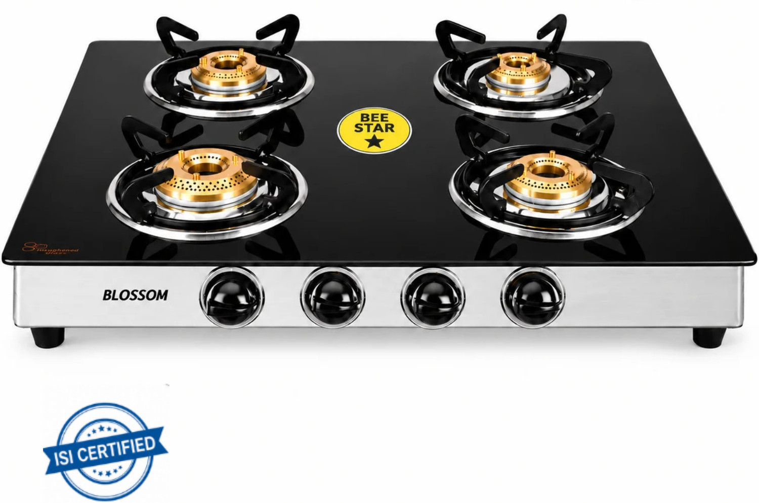 Image of BLOSSOM Stainless Steel Manual Gas Stove (4 Burners)