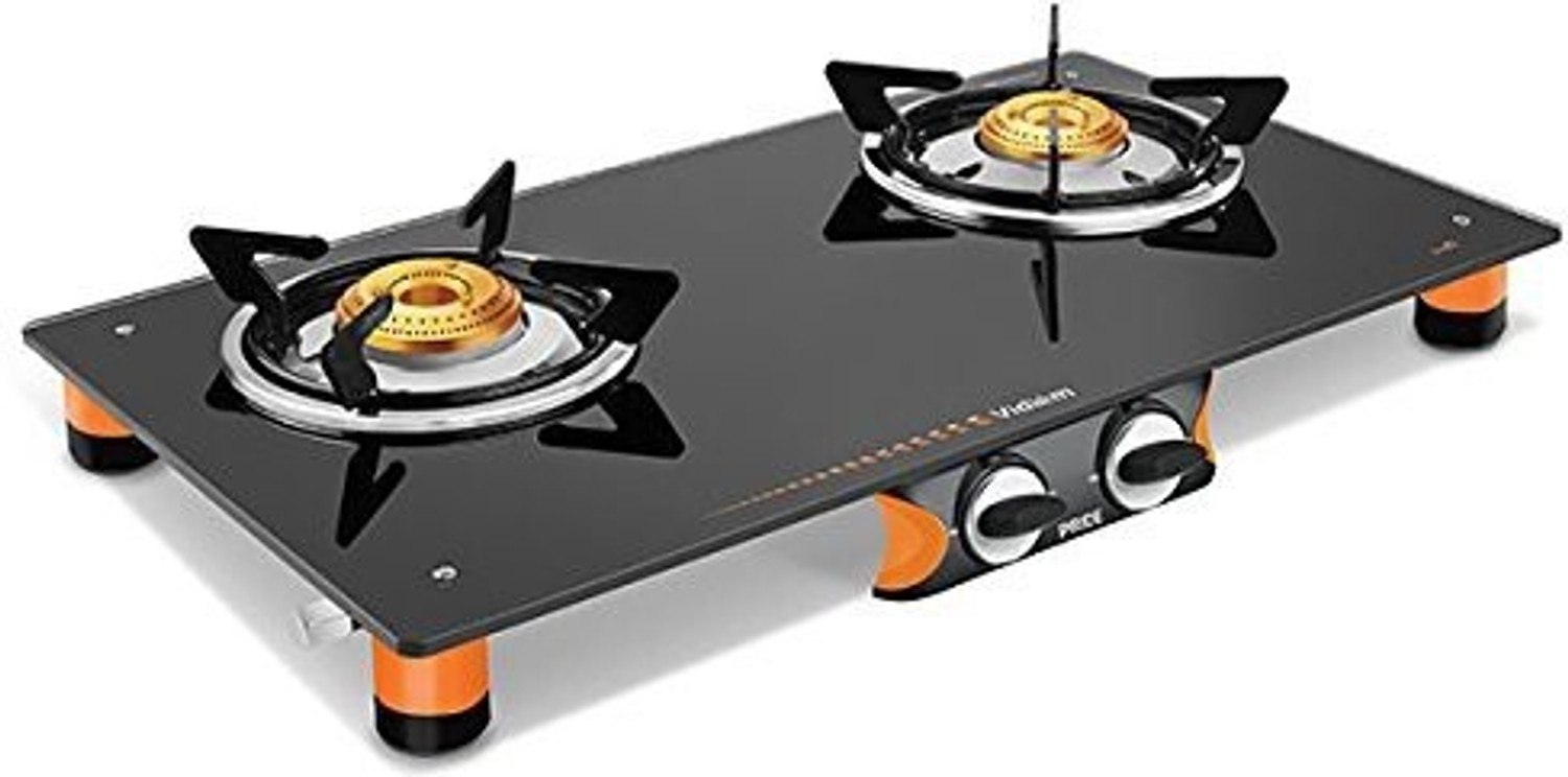 Image of Vidiem Air Pride 2B Glass Manual Gas Stove