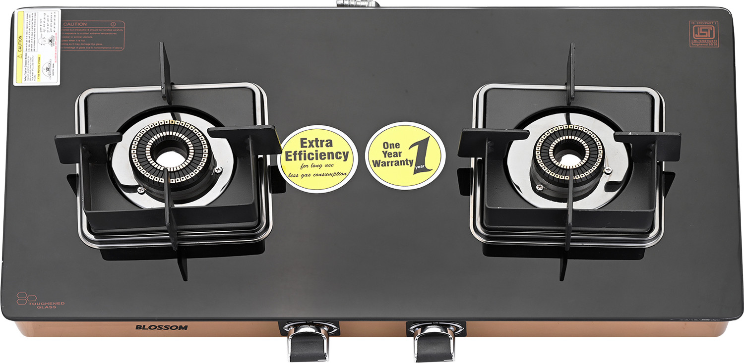 Image of BLOSSOM Stainless Steel Manual Gas Stove (2 Burners)