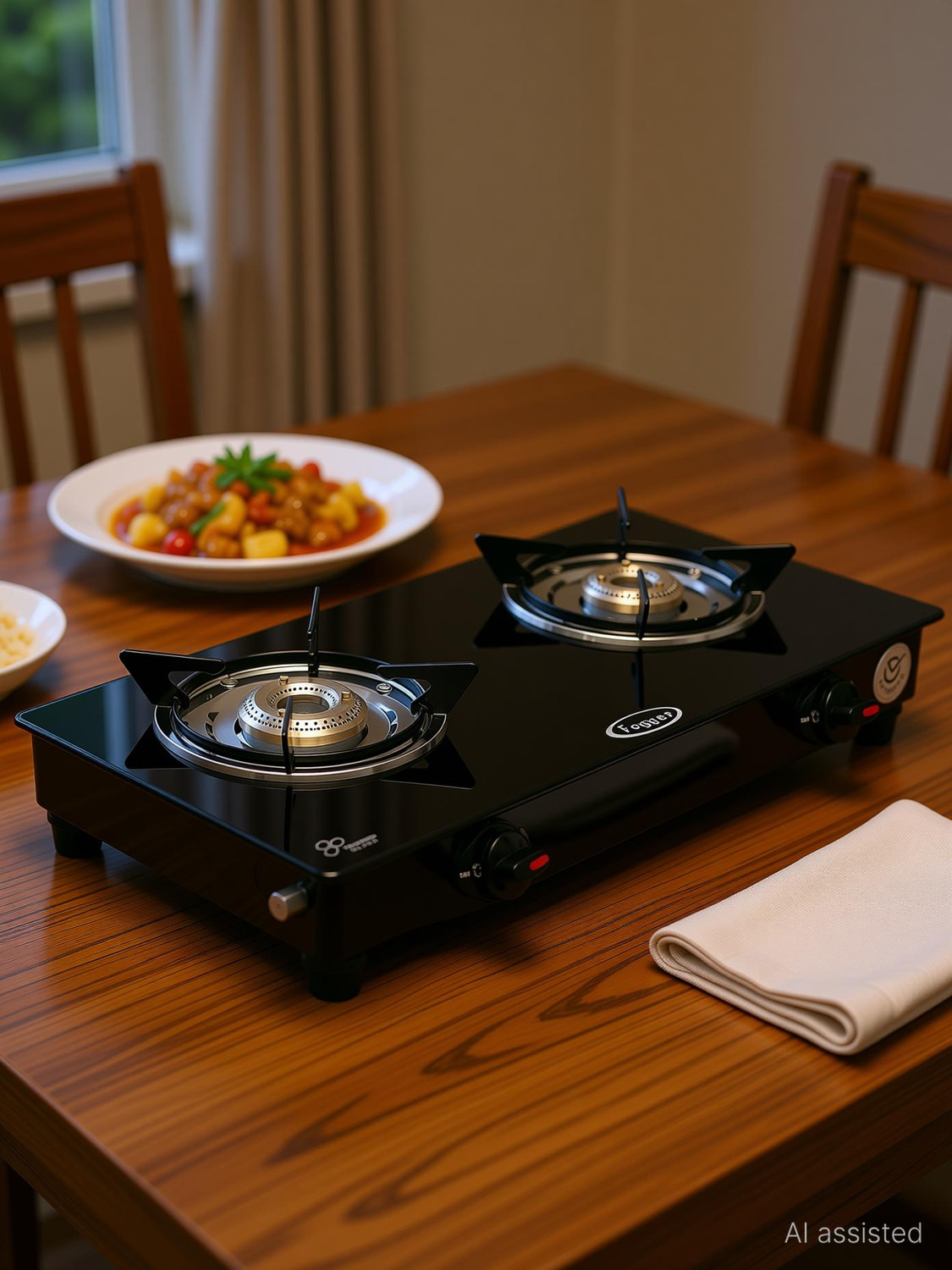 Image of Fogger Nano Glass Manual Gas Stove