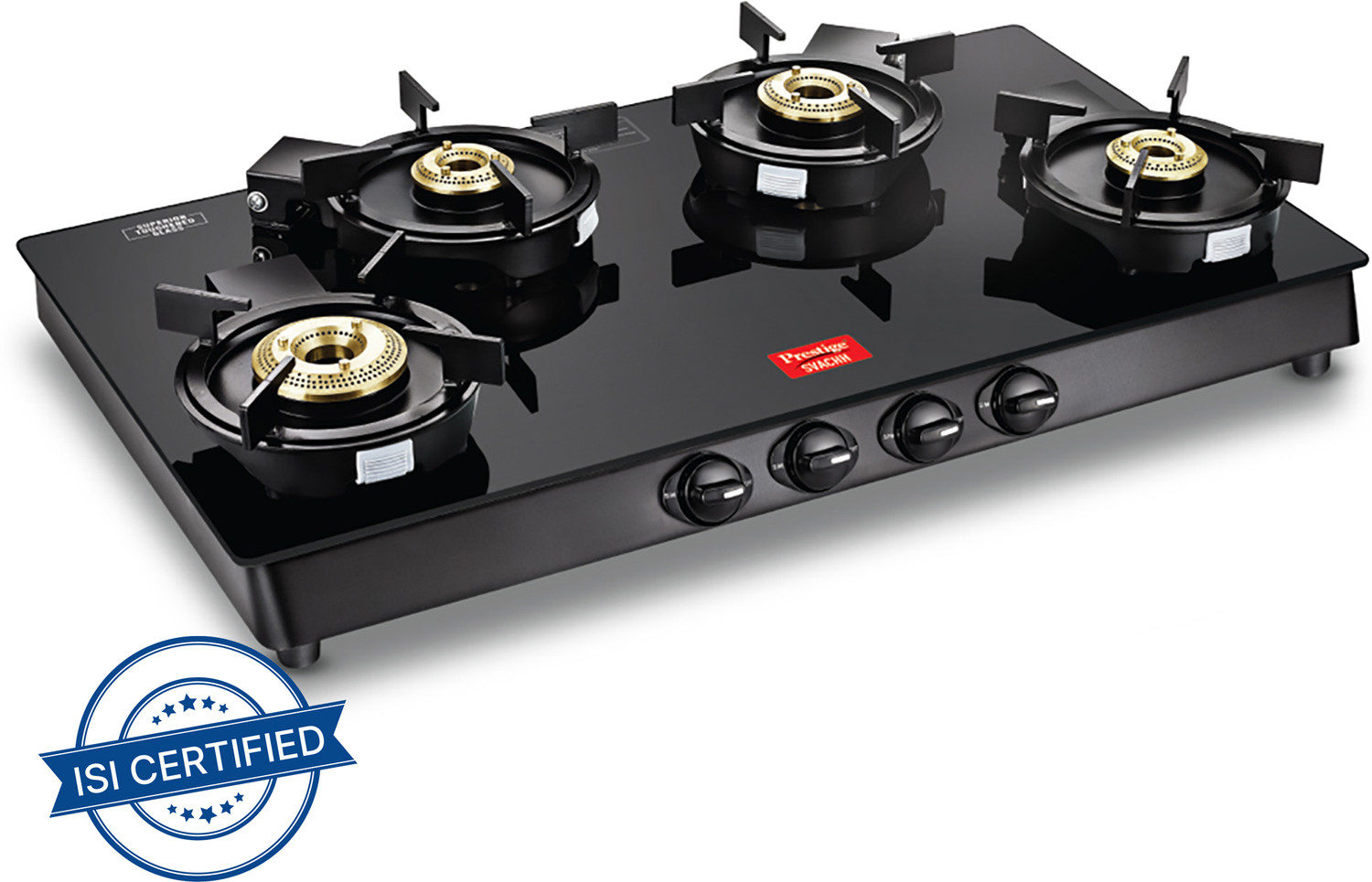Image of Prestige Svachh Neo GTSN 04 L with Liftable Glass Manual Gas Stove