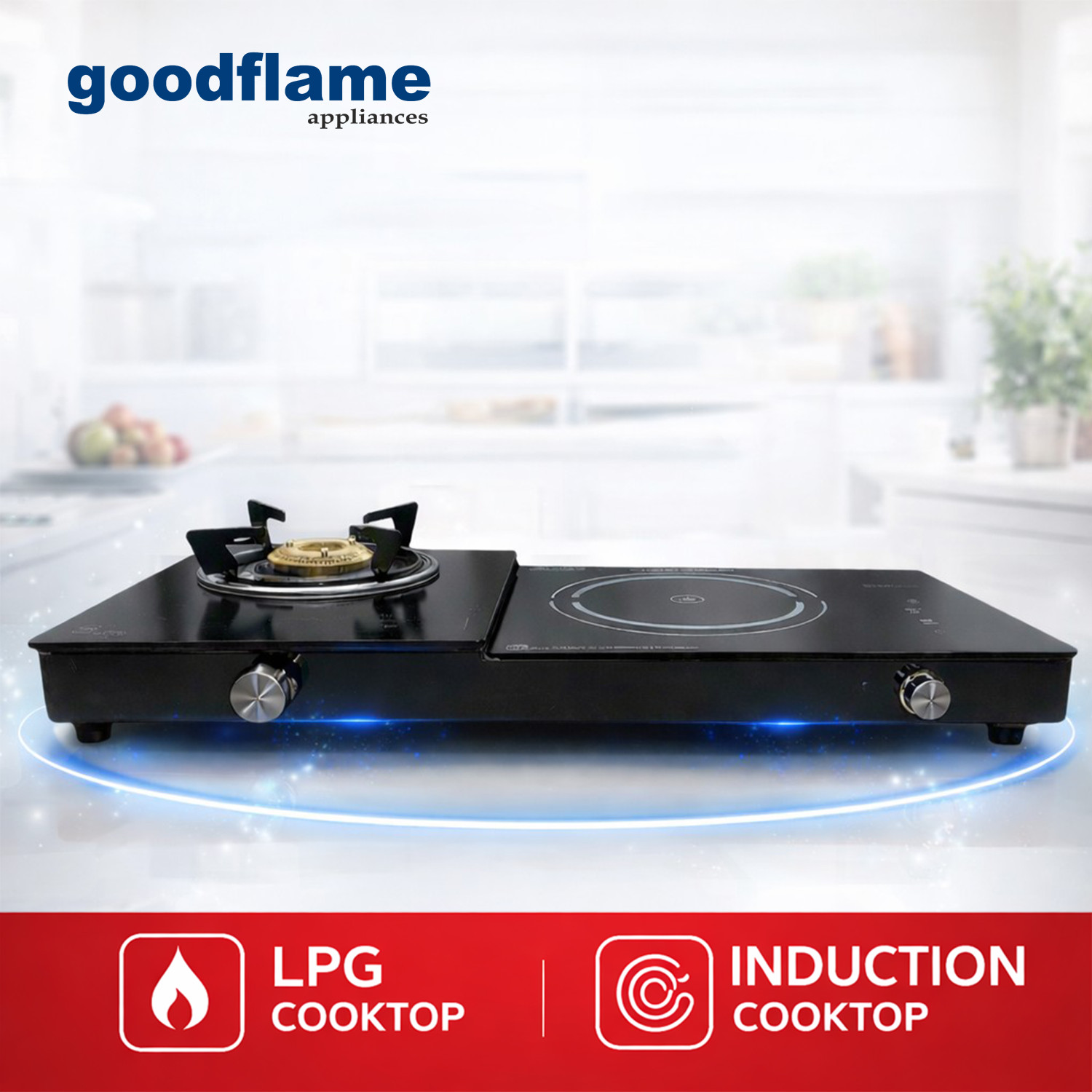 Image of goodflame 2200 W Infrared Cooktop Touch Panel