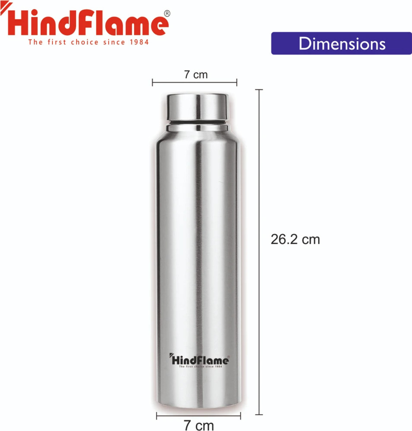 Image of Khaitan 2 Burner Nano Black Premium Glass Stove + 1 Hindflame 1 L Stainless Steel Bottle Glass Manual Gas Stove (2 Burners)