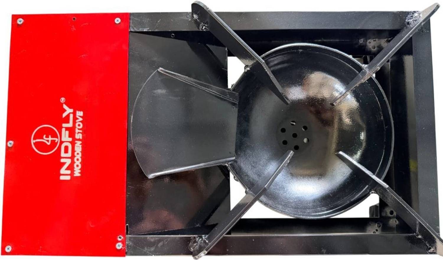 INDFLY Iron Manual Butane Gas Stove (1 Burners)