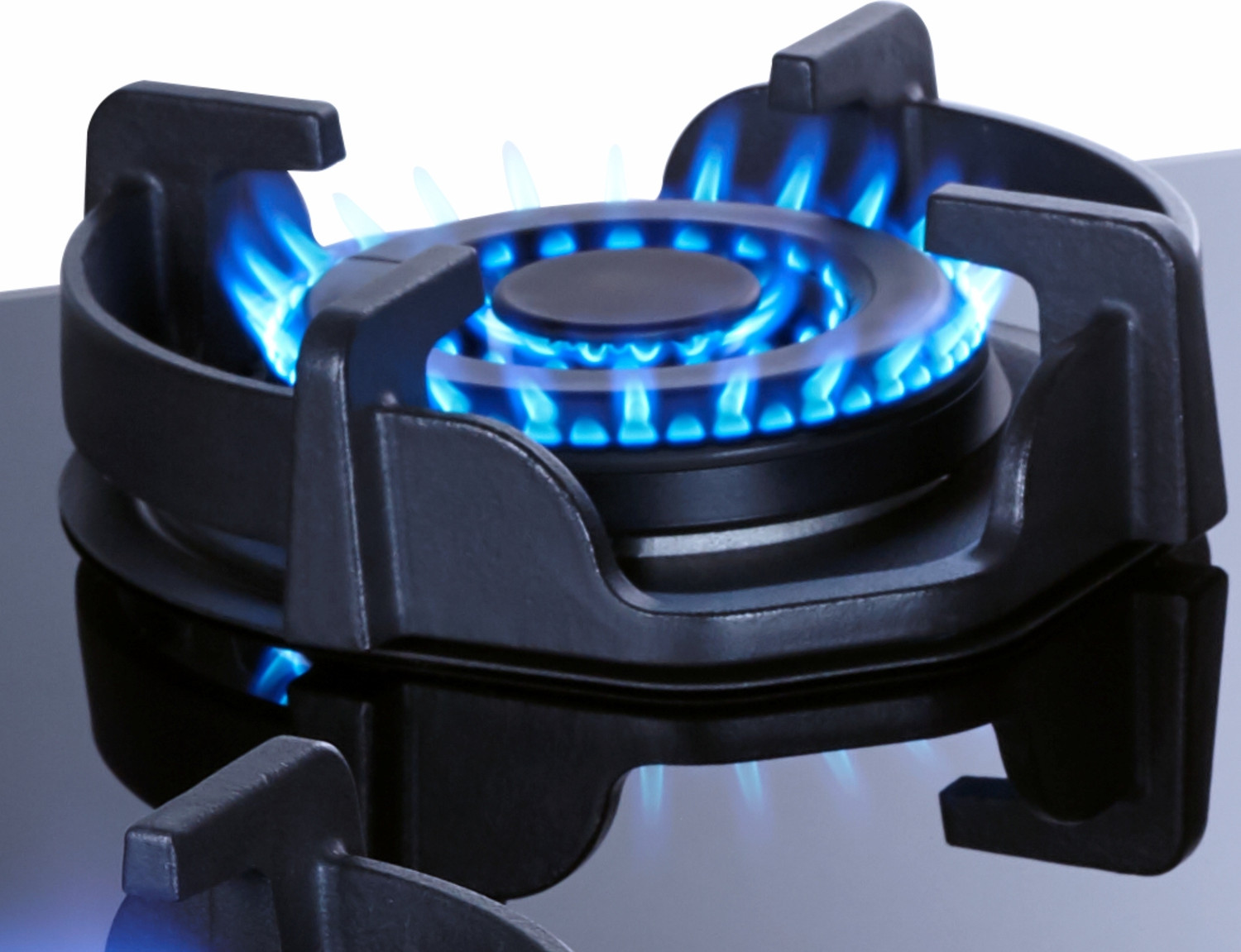 Image of Elica FLEXI HEXA 370 LOTUS IND HD BRASS Glass Automatic Hob