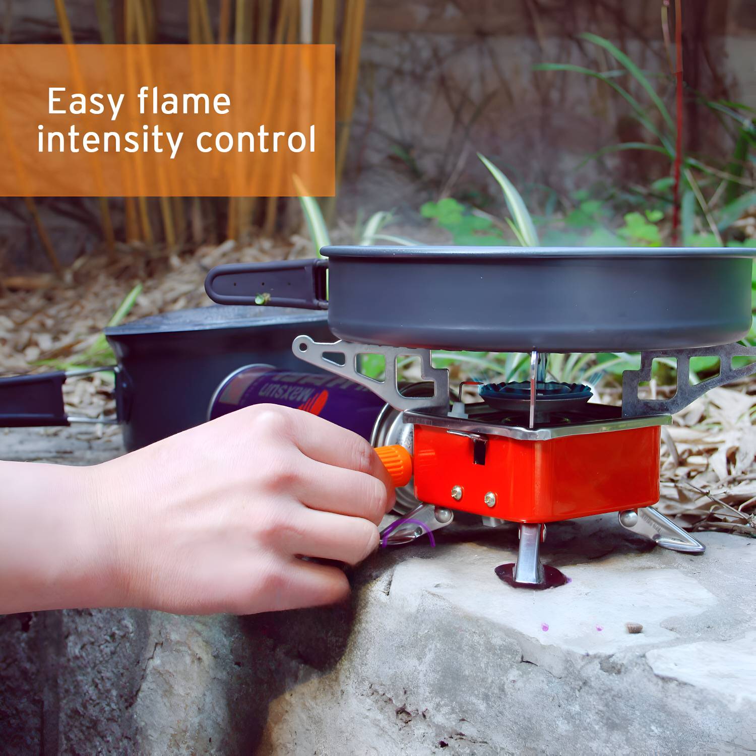 Réchaud De Camping Portable à Gaz Butane – Mini Cuisinière Pour Pique-nique, Randonnée, Pêche