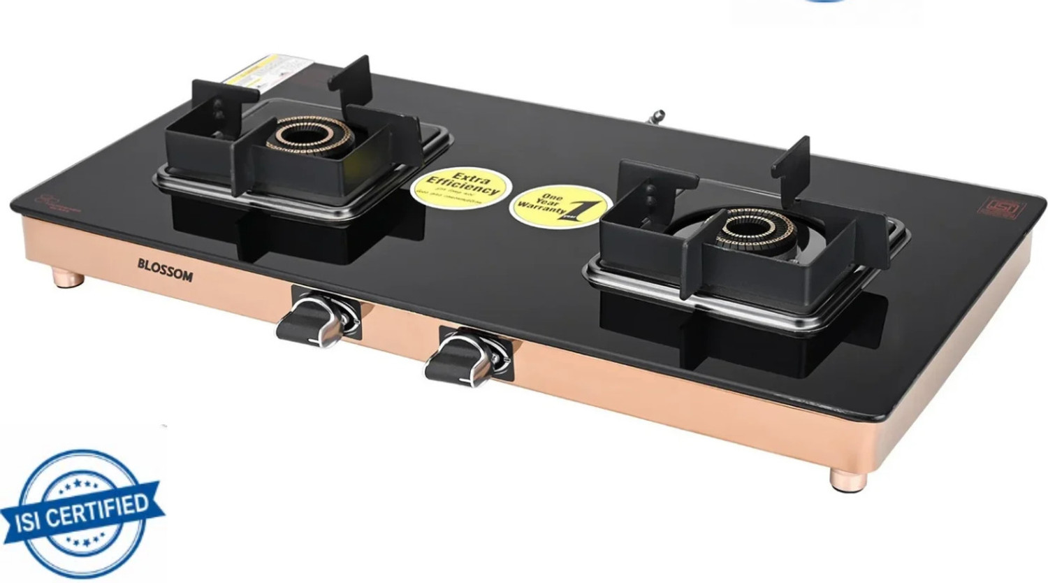 Image of BLOSSOM Stainless Steel Manual Gas Stove (2 Burners)