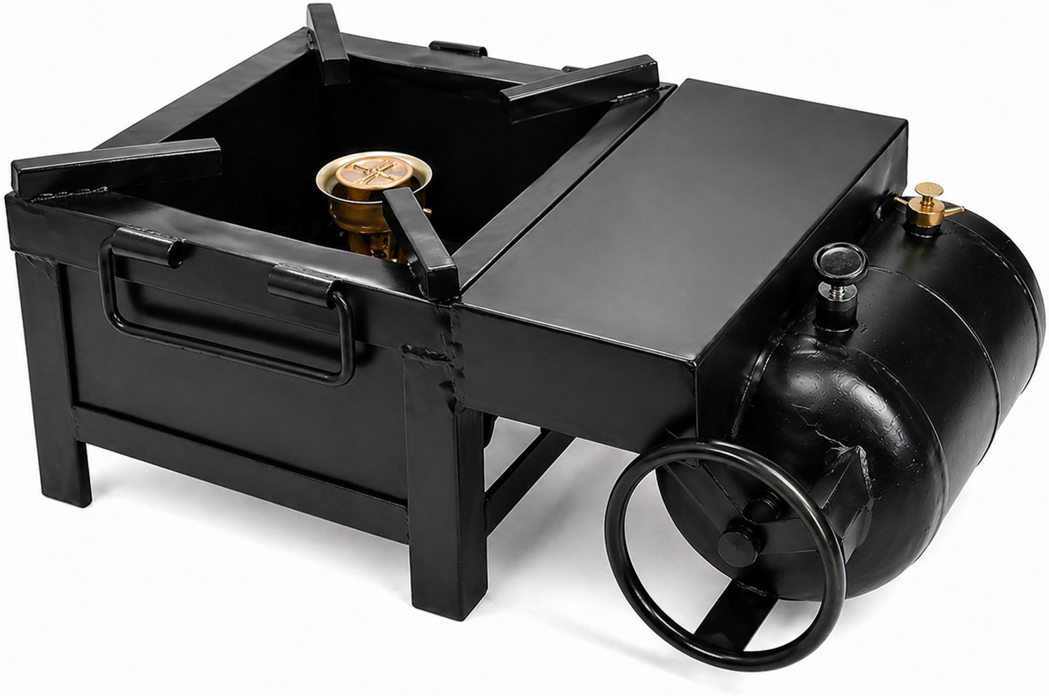 Image of SSI Kerosene & Diesel Bhatti Stove for Home & Commercial Use Iron Manual Hob