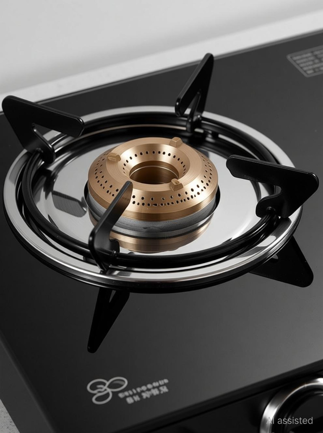 Image of Fogger BLK2BURNL MUNNL Glass Manual Gas Stove