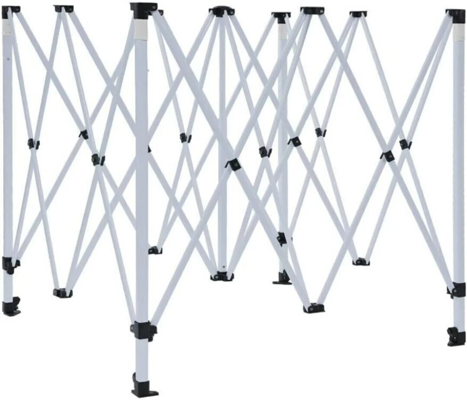 Image of StandeePro 10X10 Feet Gazebo Canopy Tent Blue Metal Gazebo