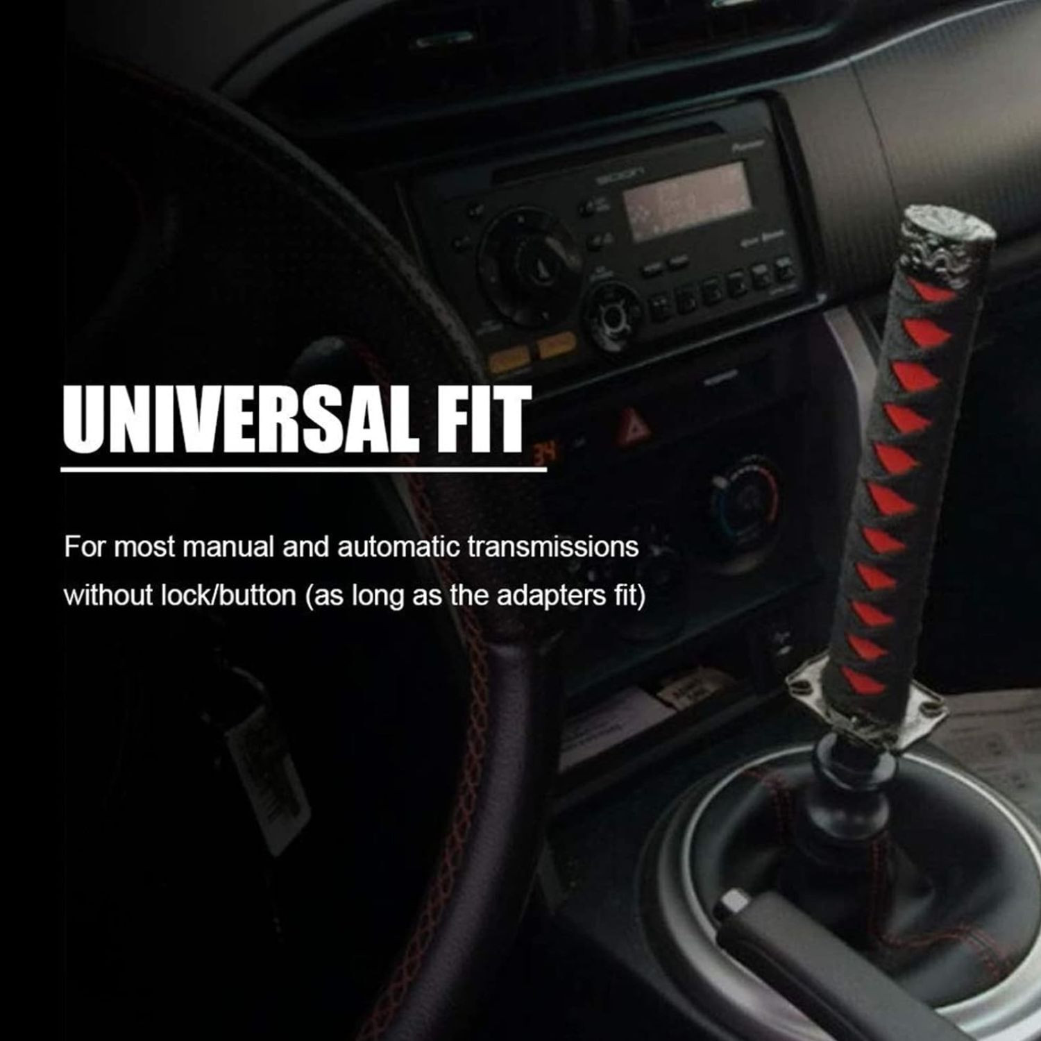 Image of SRPHERE Car Gear Stick Knob Automatic Manual Shifter Lever Head Samurai Sword Fits Cars Gear Knob
