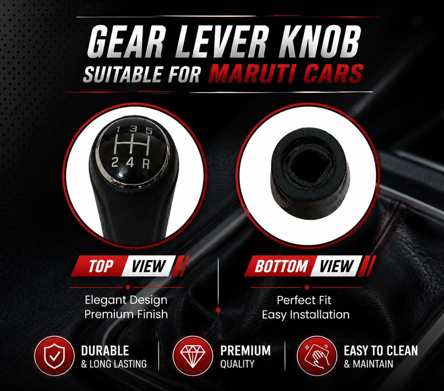 Image of KDTRD ABS Gear Knob