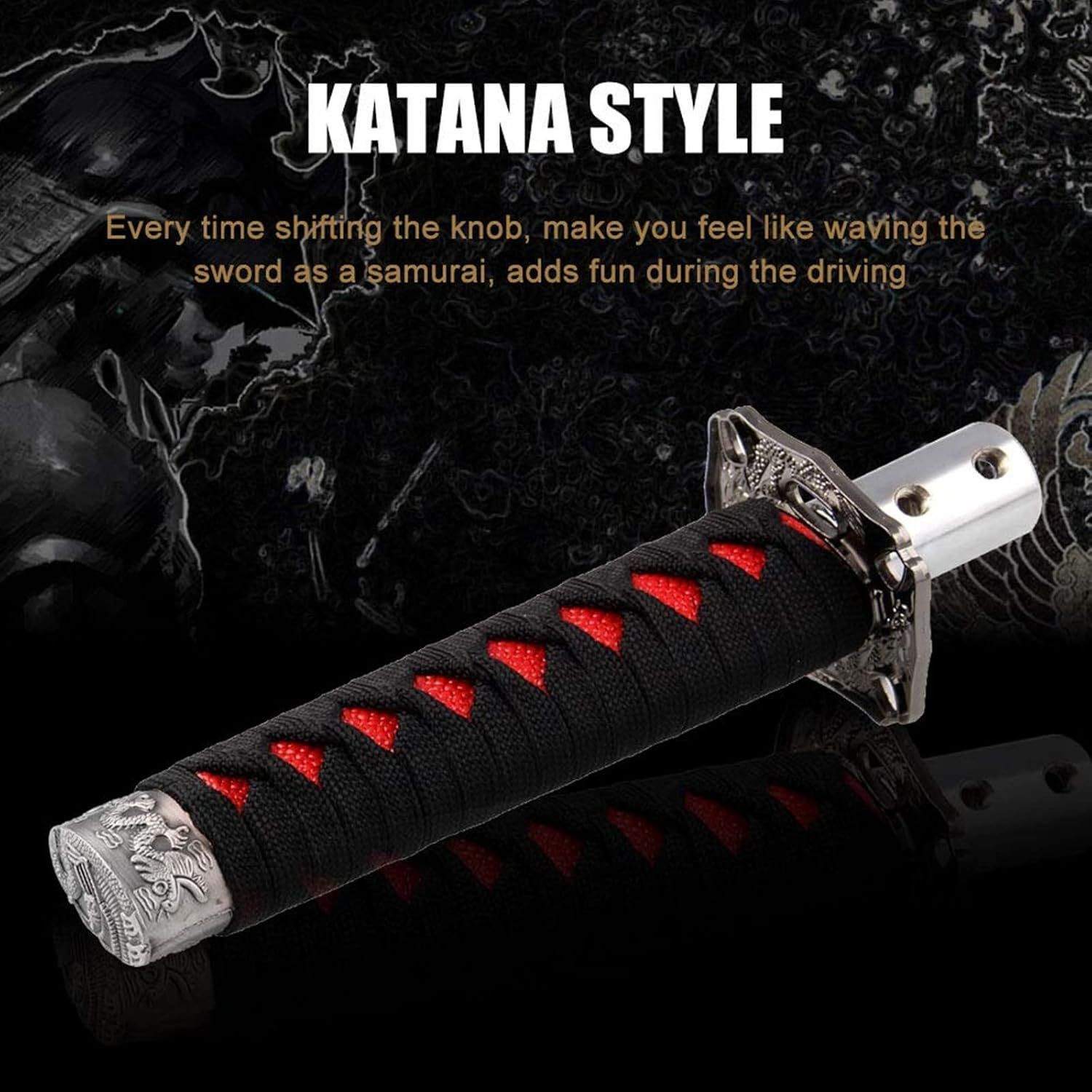 Image of SRPHERE Car Gear Stick Knob Automatic Manual Shifter Lever Head Samurai Sword Fits Cars Gear Knob